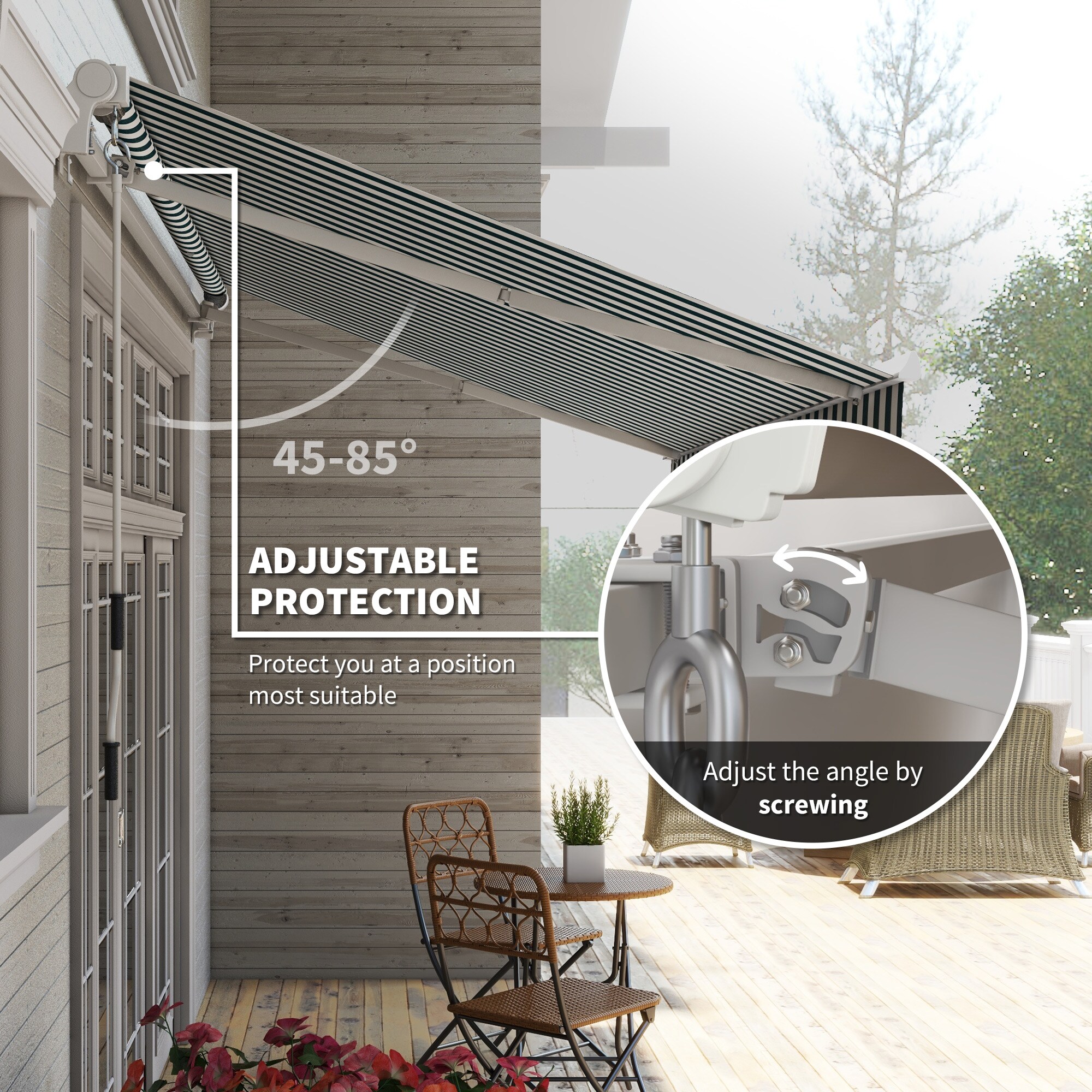 Outsunny 840-207GN awnings - View #4