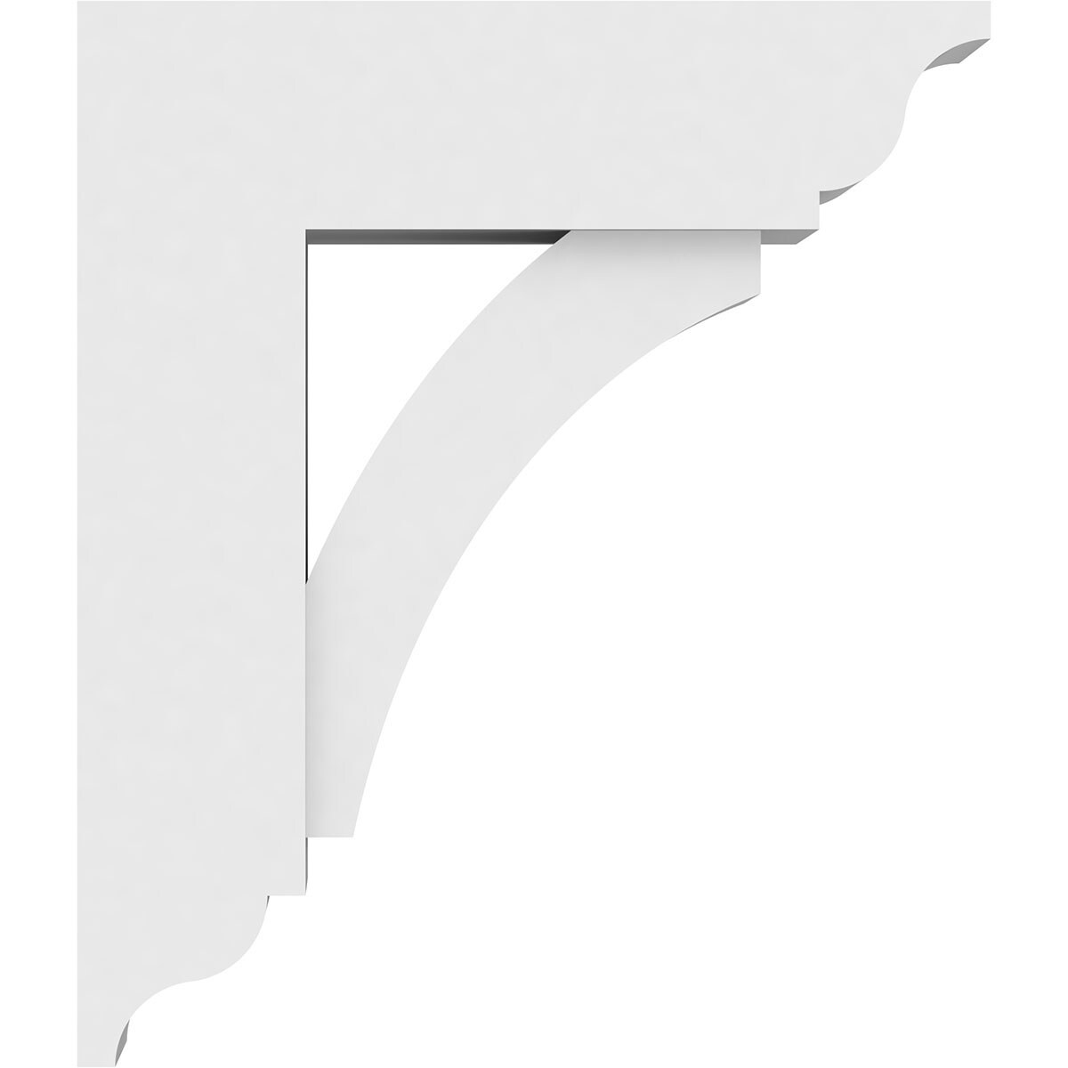 Ekena Millwork BKTP03X12X14THR01 Exterior-Brackets-Braces - View #3