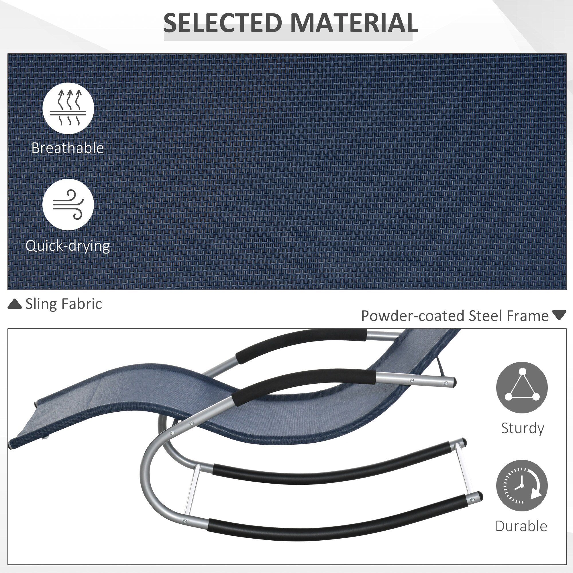 Outsunny 84A-091DB Patio-Chairs - View #4