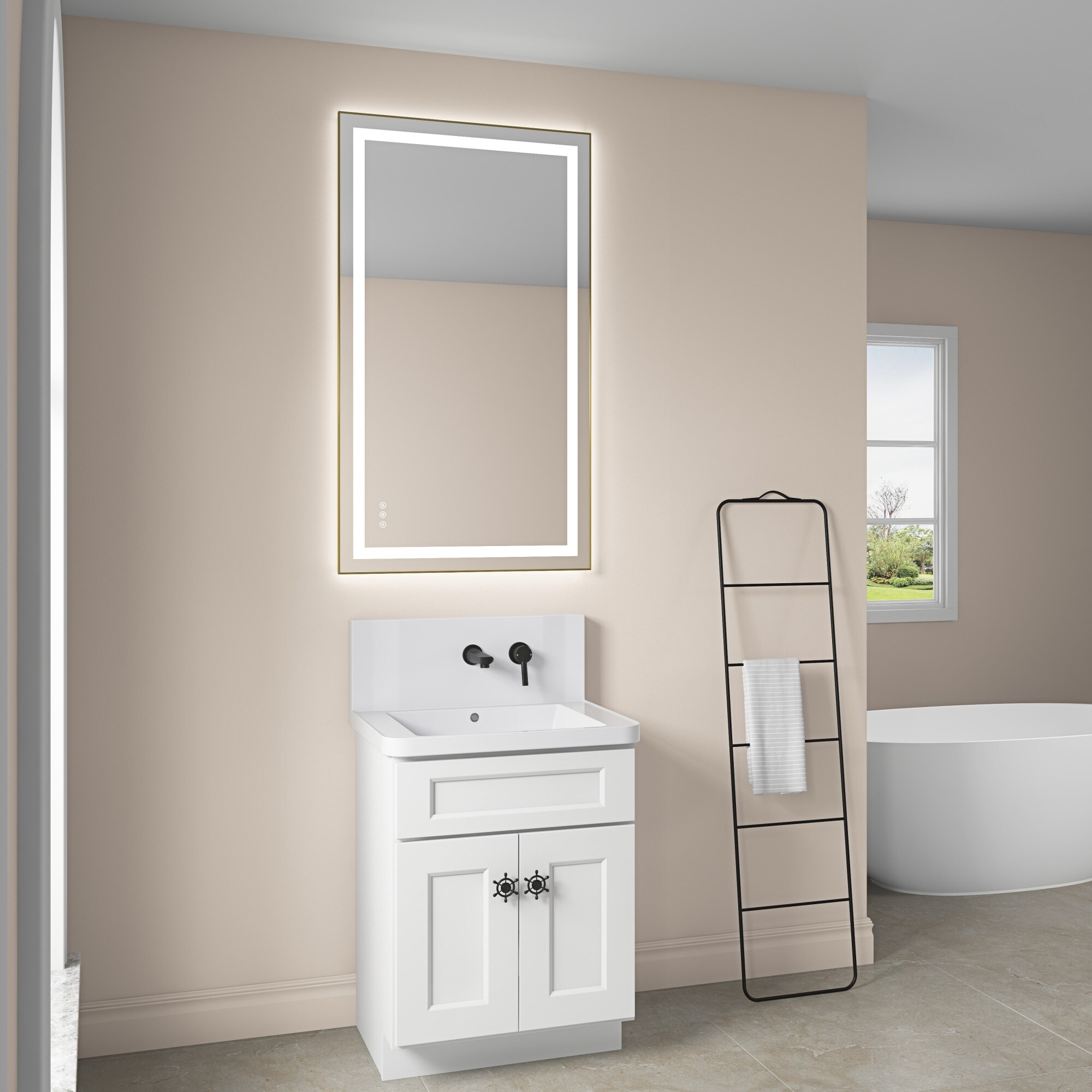 ToolCat BZ-2-115-JYG Framed-Bath-Mirrors - View #3