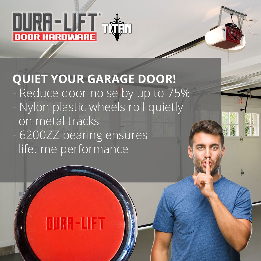 DURA-LIFT DLR6200ZZT Garage-Door-Hardware - View #8