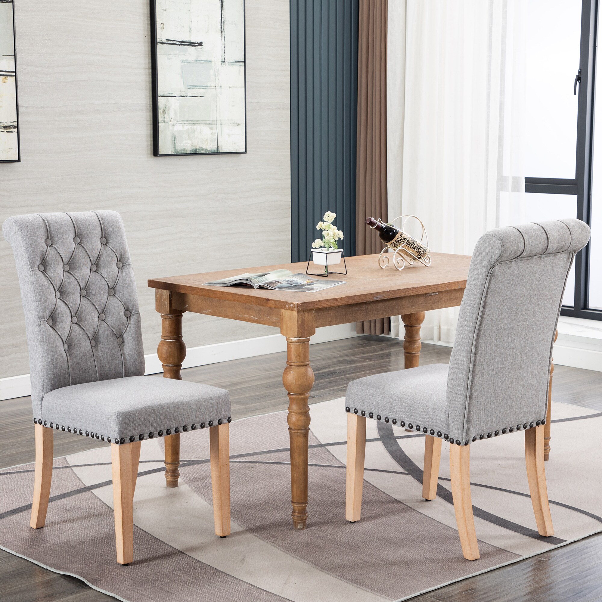 Clihome ZB-PH-011-2-BL Dining-Chairs - View #8