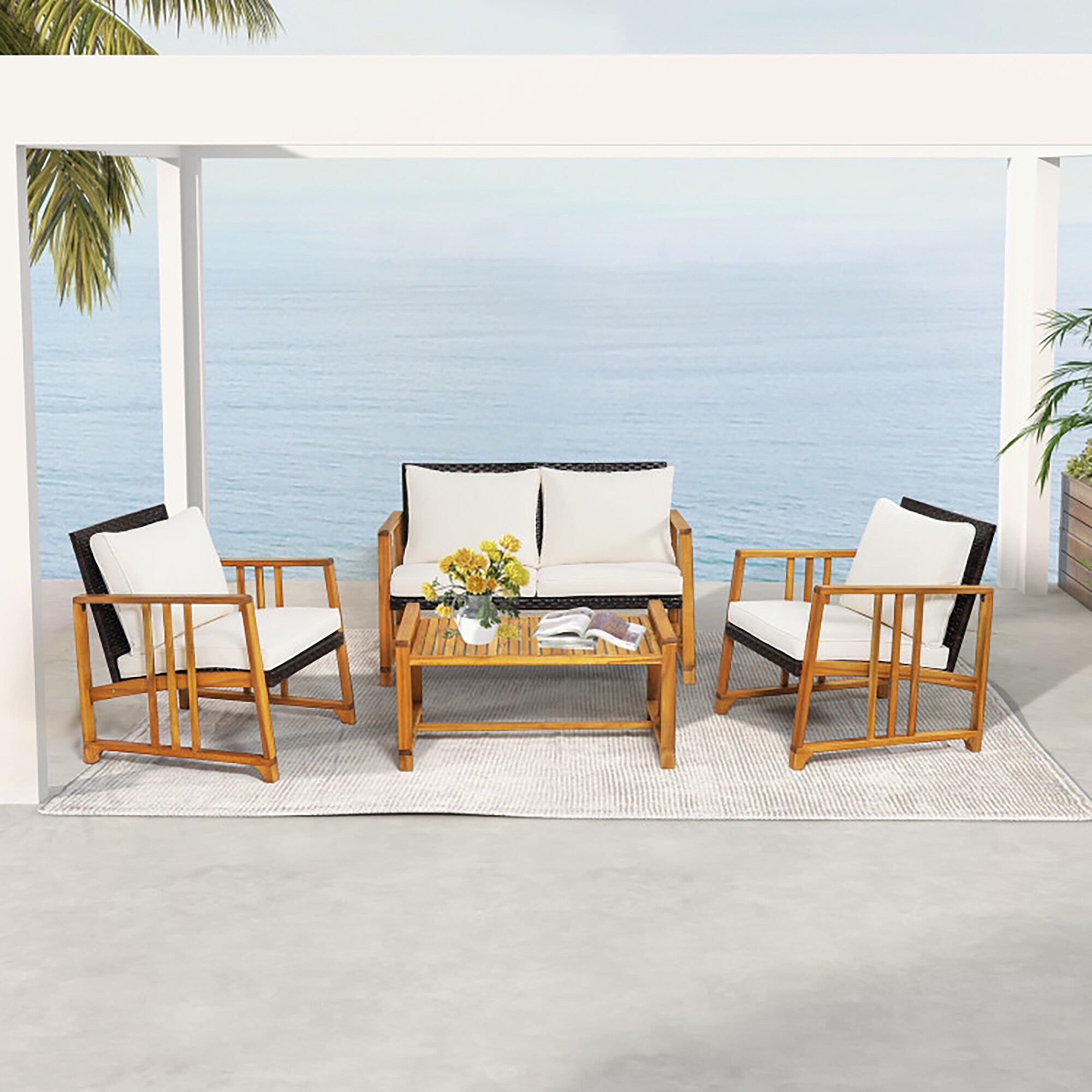 Clihome CL-HW70819WH Patio-Conversation-Sets - View #2