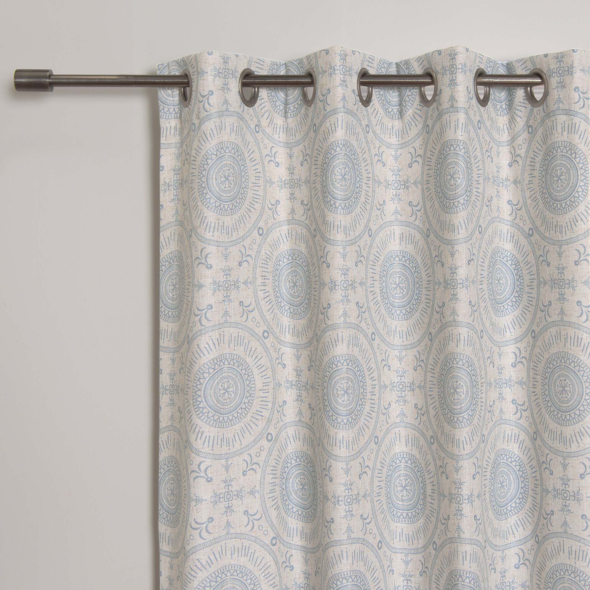Best Home Fashion JC-18-MED03-84-BLUE curtains - View #2