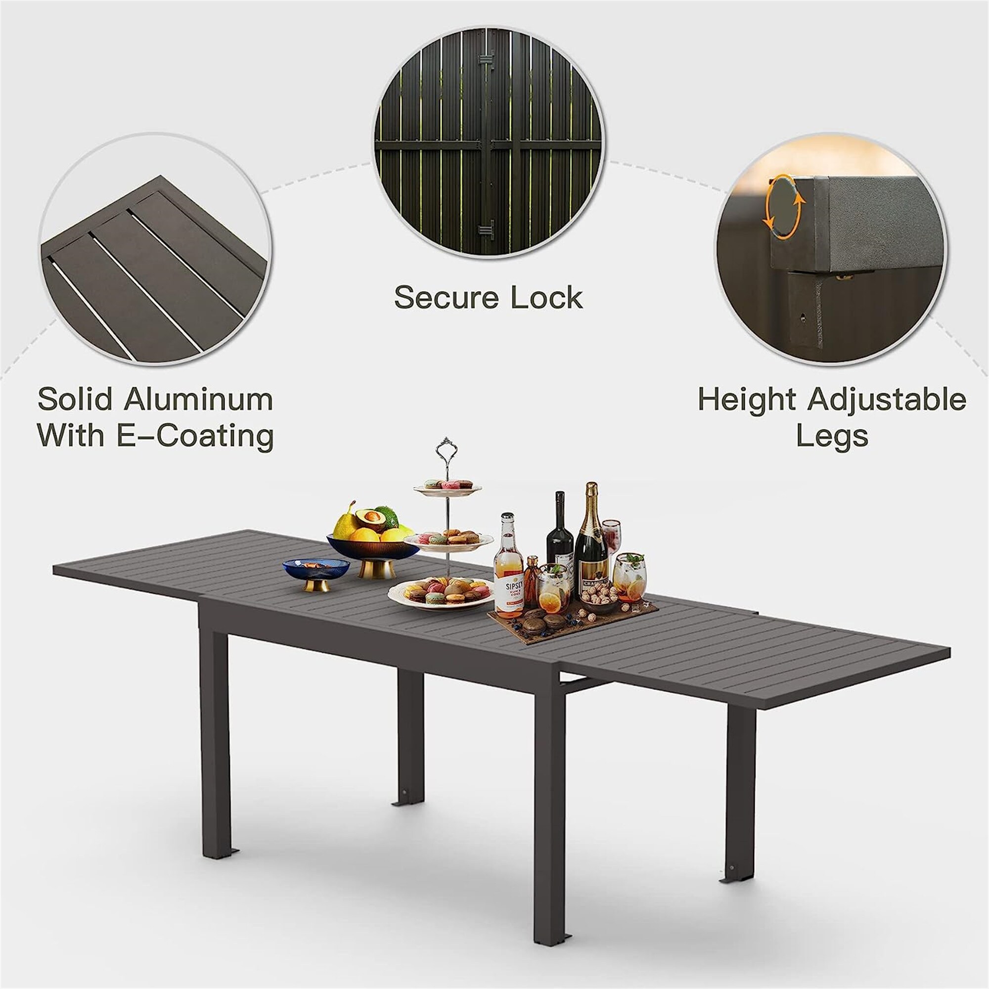 Mondawe MA-GCABQ-3868 Patio-Tables - View #3