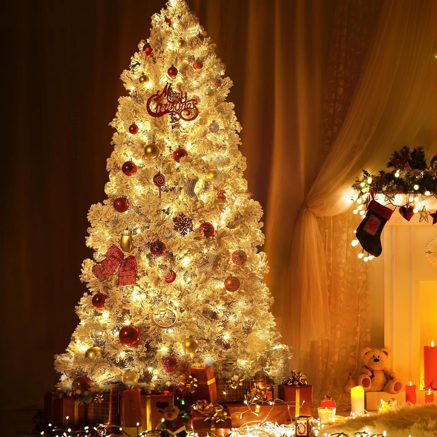 Qeetex DHZ-PHO-336X7KCB Artificial-Christmas-Trees - View #7