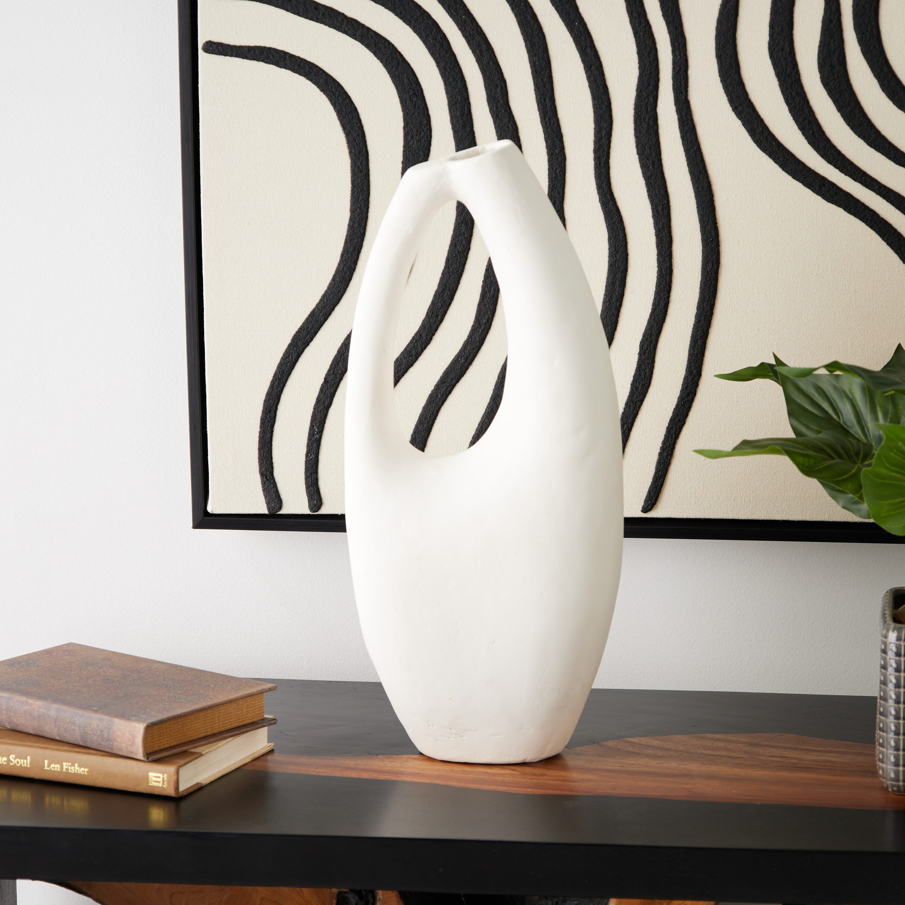 Grayson Lane 821599 Brown Paper Modern Vase