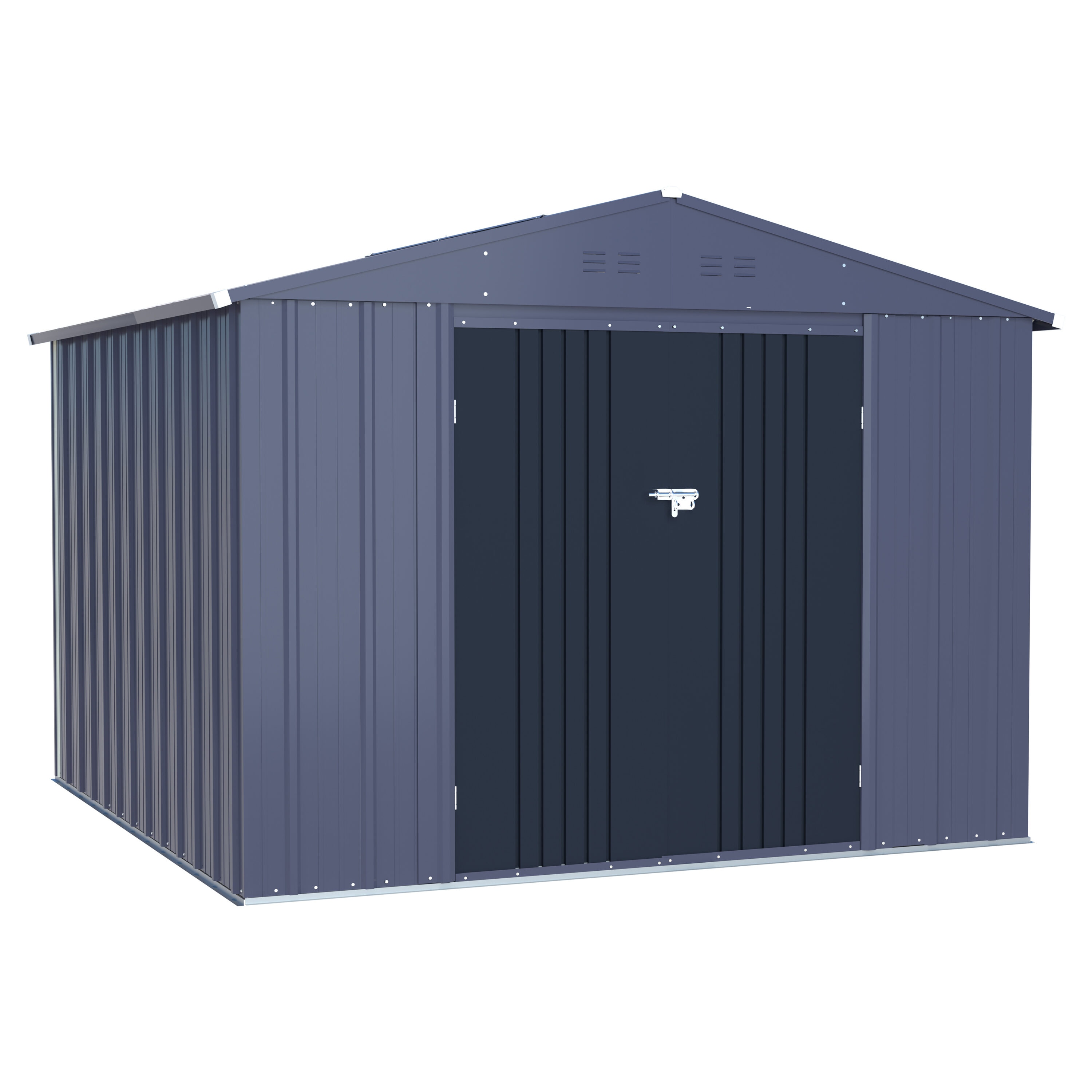 VEIKOUS PG0301-10-01GY Metal-Storage-Buildings-Sheds - View #7