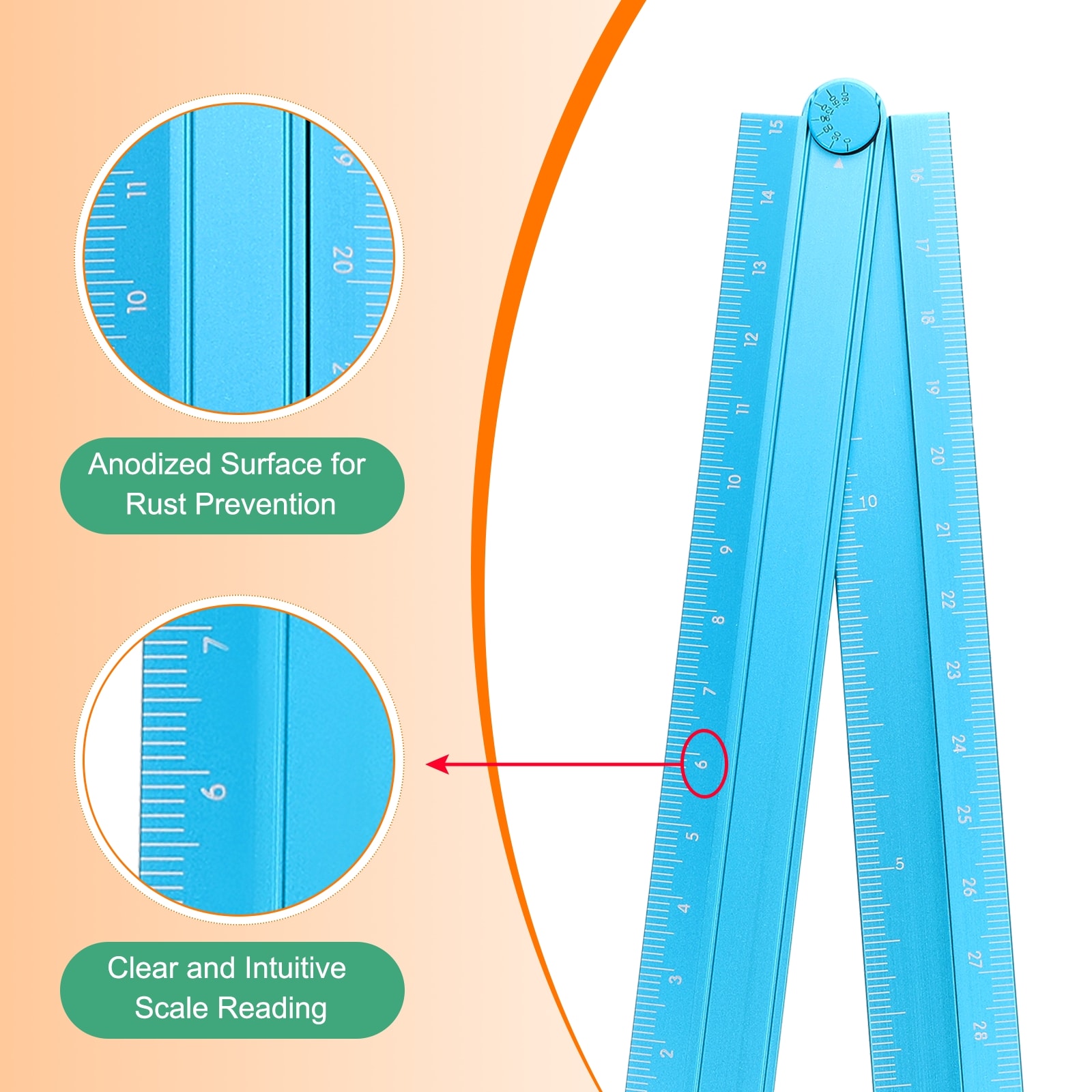 Unique Bargains S26041500UX4915 Yardsticks-Rulers - View #5