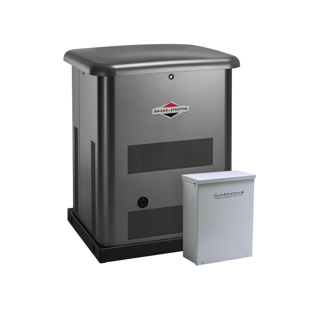 Briggs & Stratton 040451 10000-Watt (LP)/9000-Watt (NG) Standby Generator with Automatic Transfer Switch