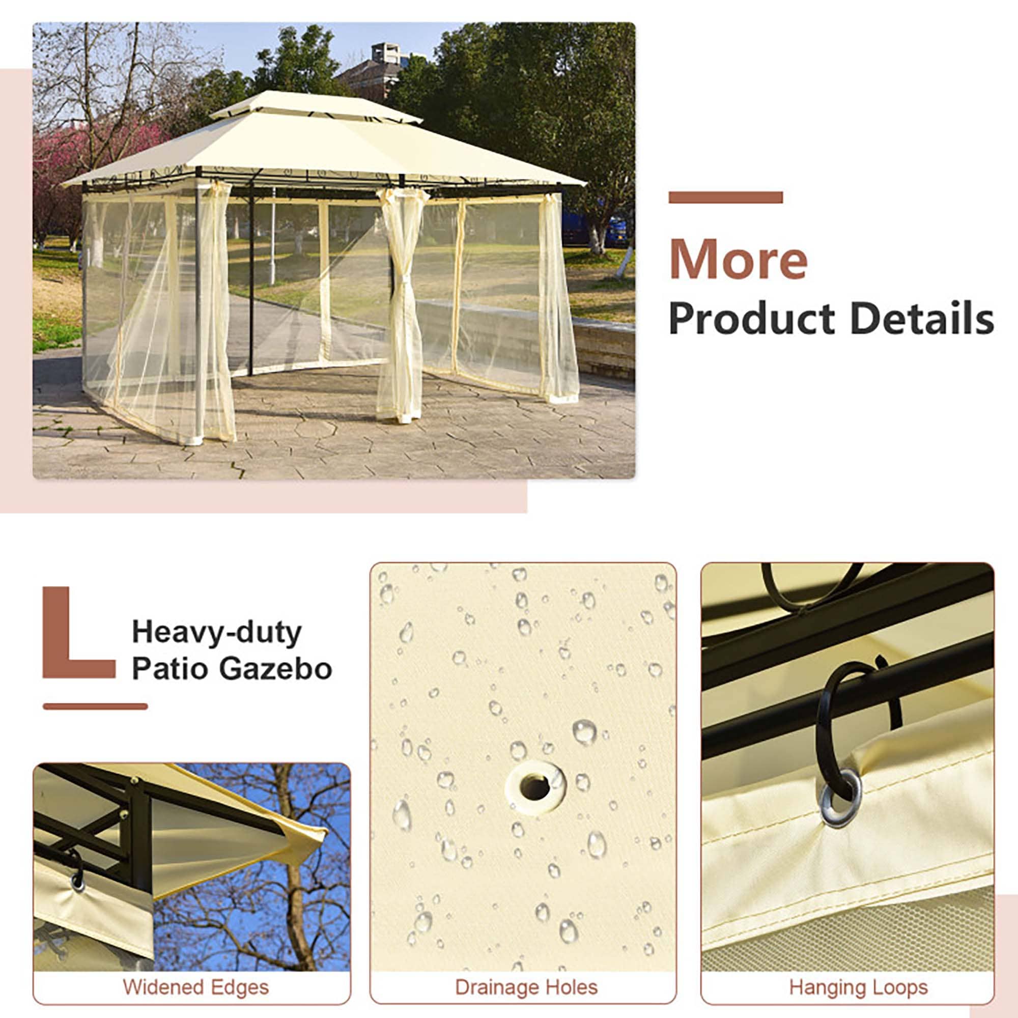 CASAINC CA07MG-GAZ Wood-Resin-Gazebos - View #8