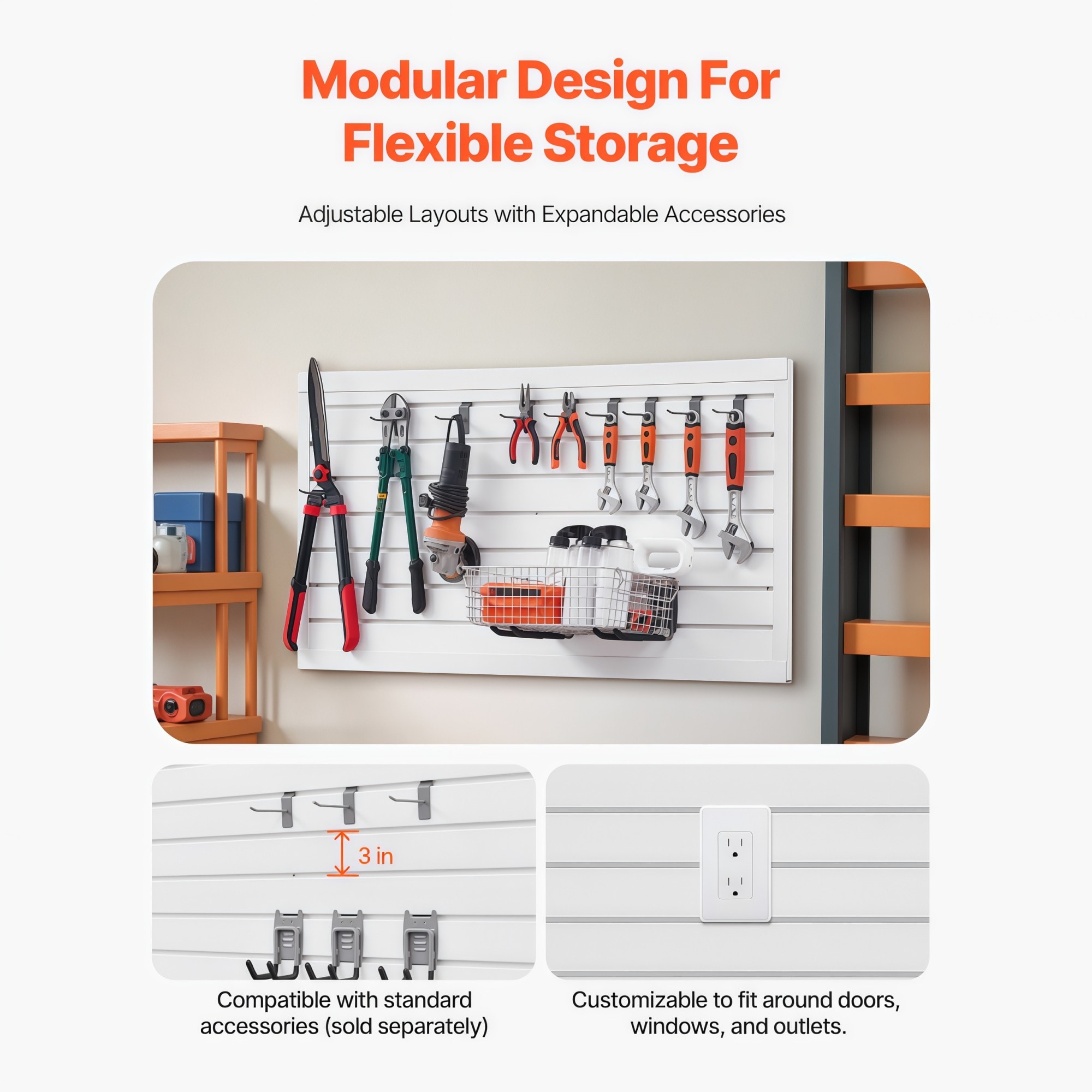 Numhew NHWILL41053 Garage-Storage-Rail-Sys-Acc - View #8