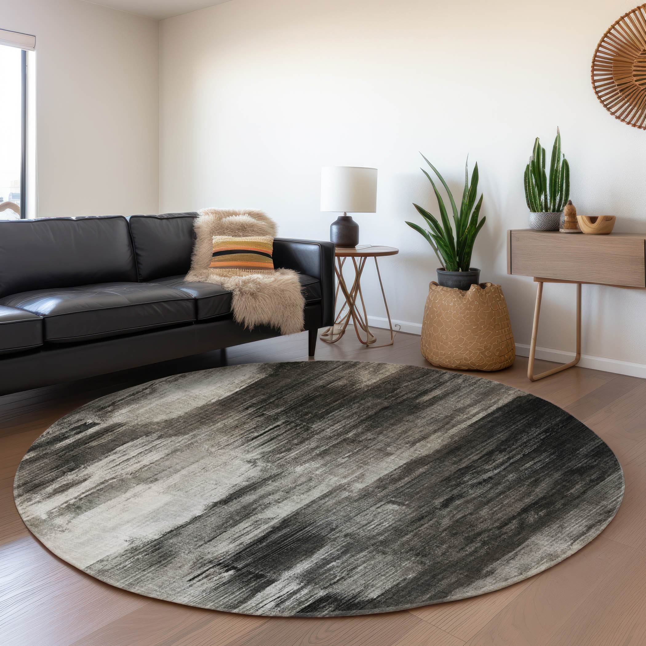 Addison Rugs AMF502PP10X14 Mayfield AMF502PP 10 x 14 (ft) Loomed Polyester Purple Rectangular Indoor Abstract Machine washable Area rug