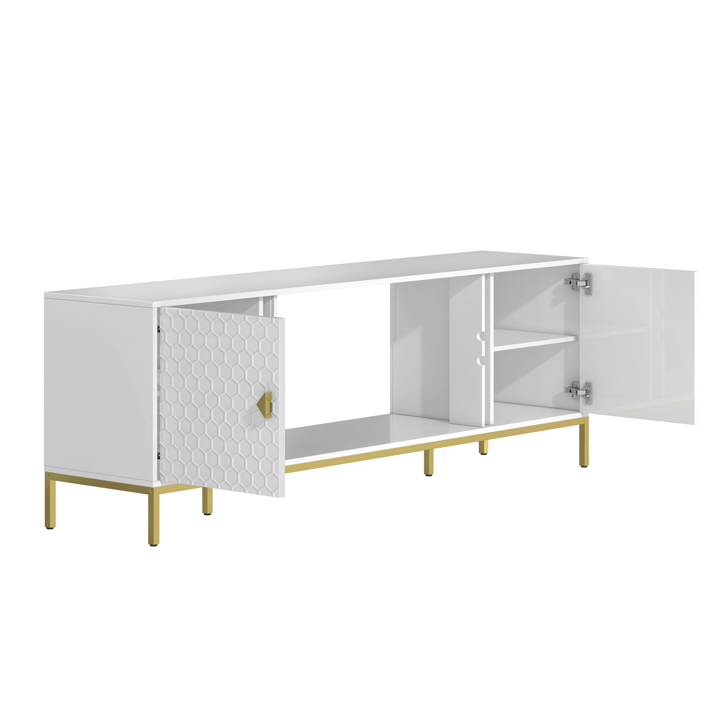 Clihome CL-TV01-WH-DSG Tv-Stands - View #4