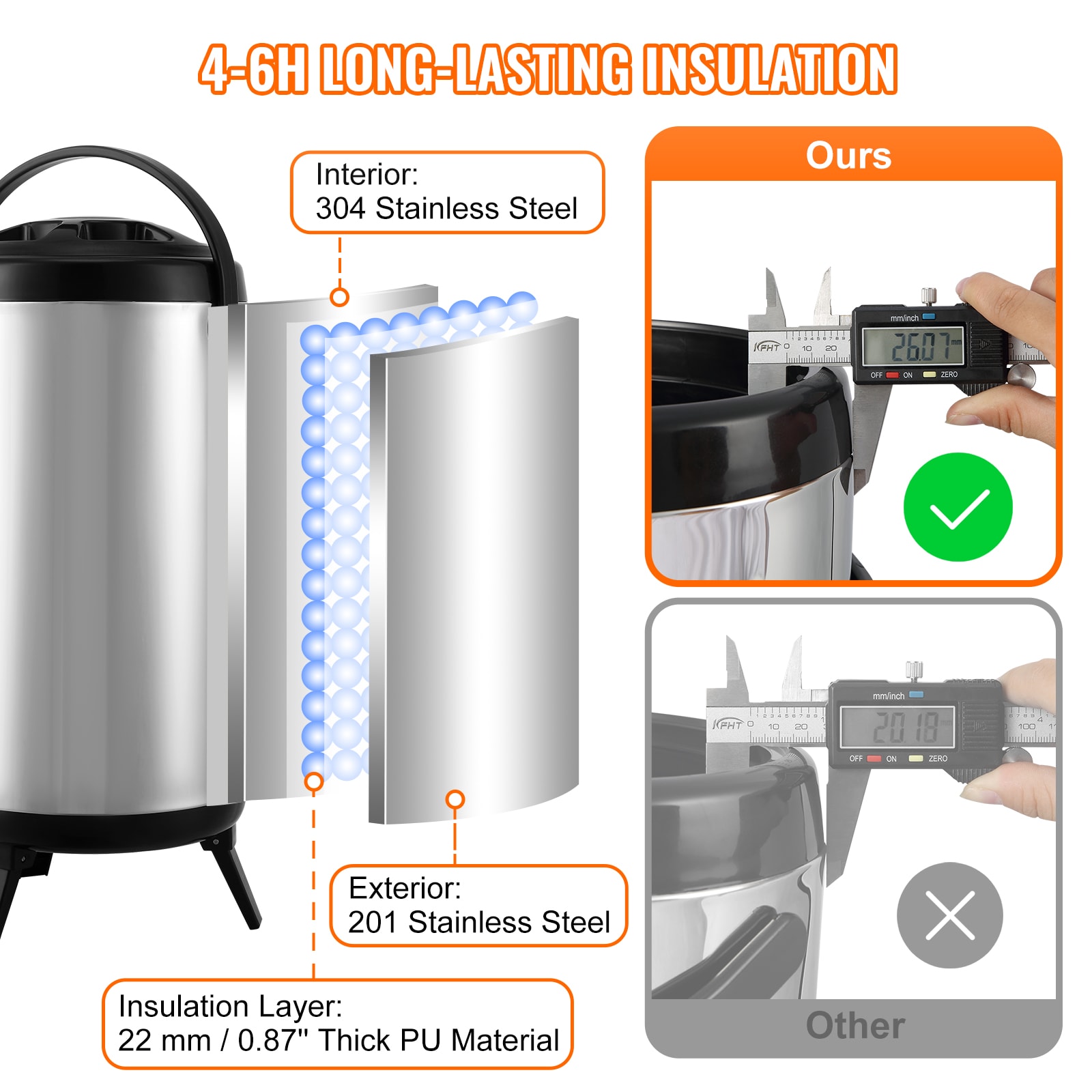 VEVOR YLHLQQYX12L0TQWXUV0 Bev-Dispensers - View #4