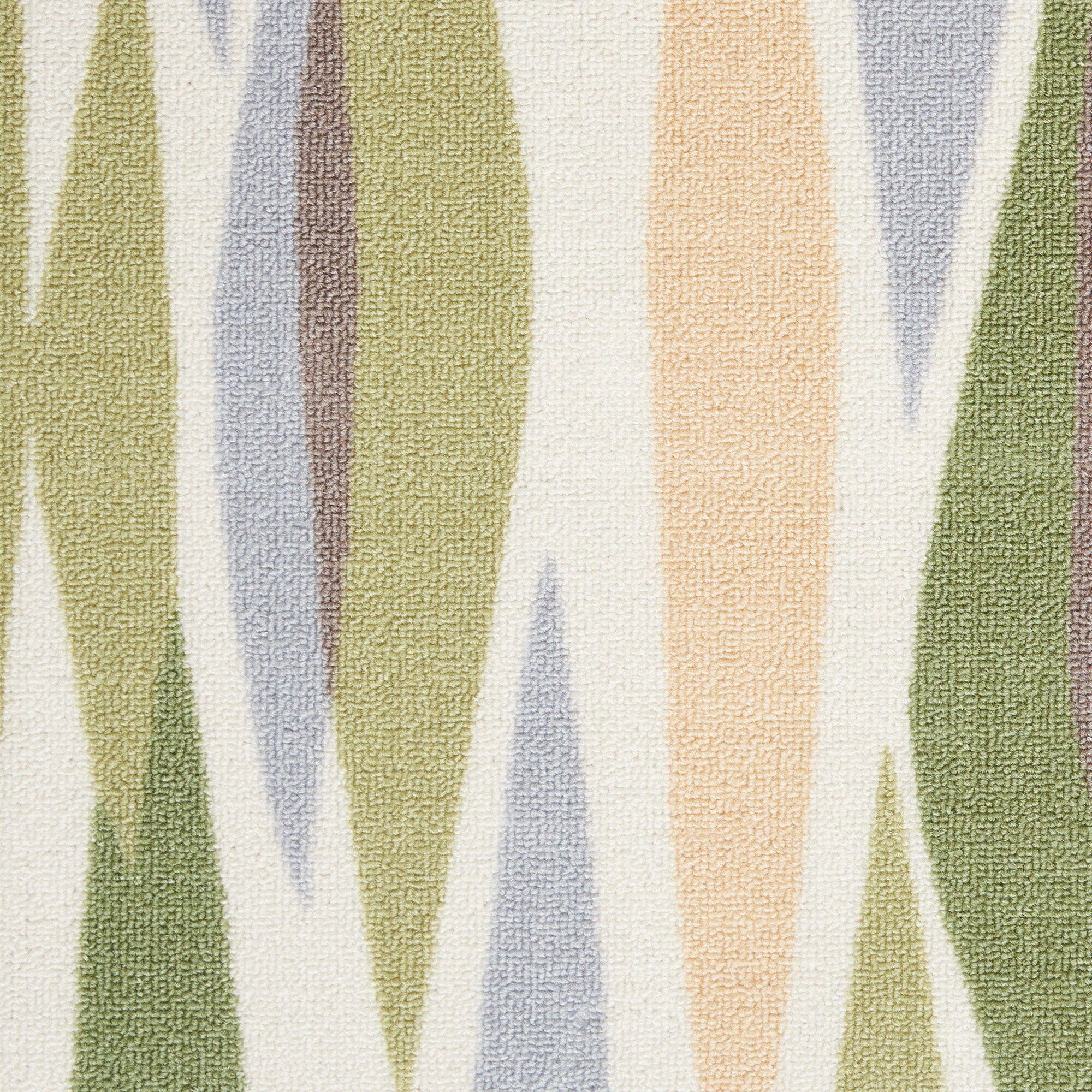 Violet Rectangular Synthetic Reversible Outdoor Area Rug