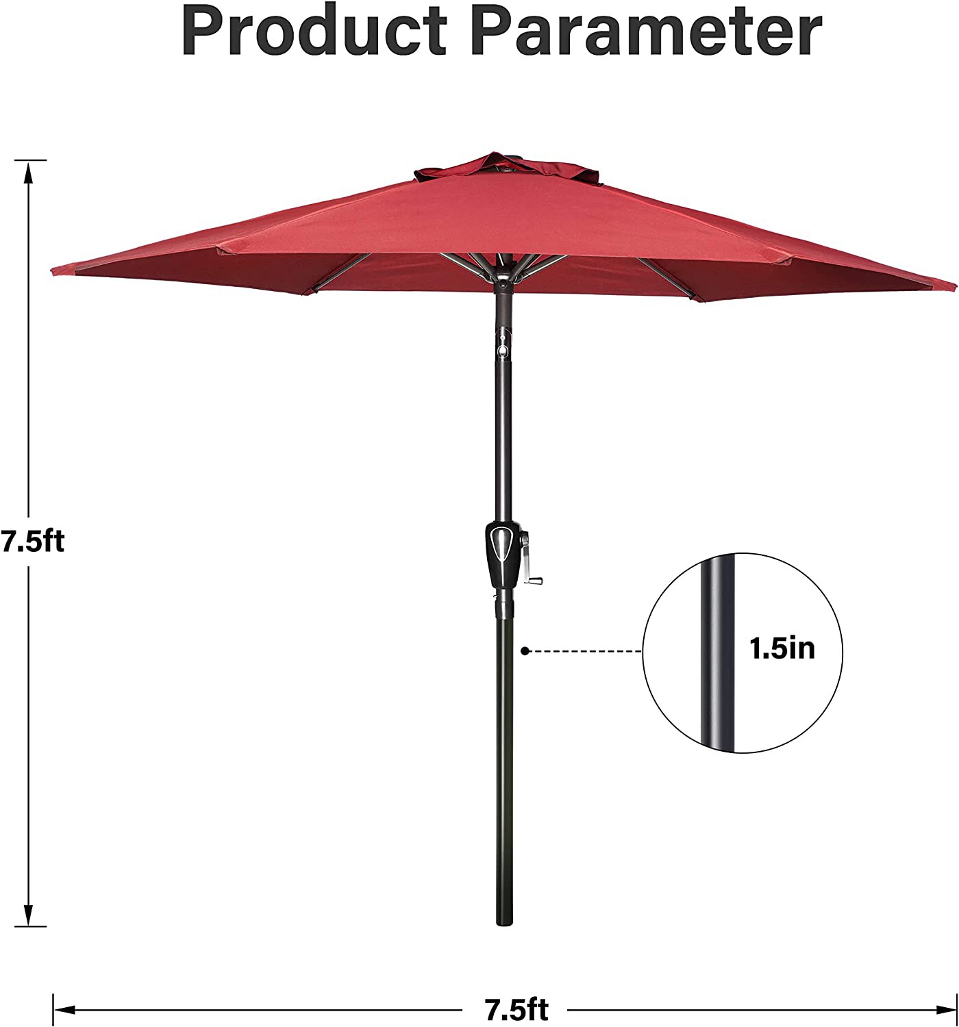 AHIOU HOME ZAAH-G68215UM Umbrellas-2 - View #7