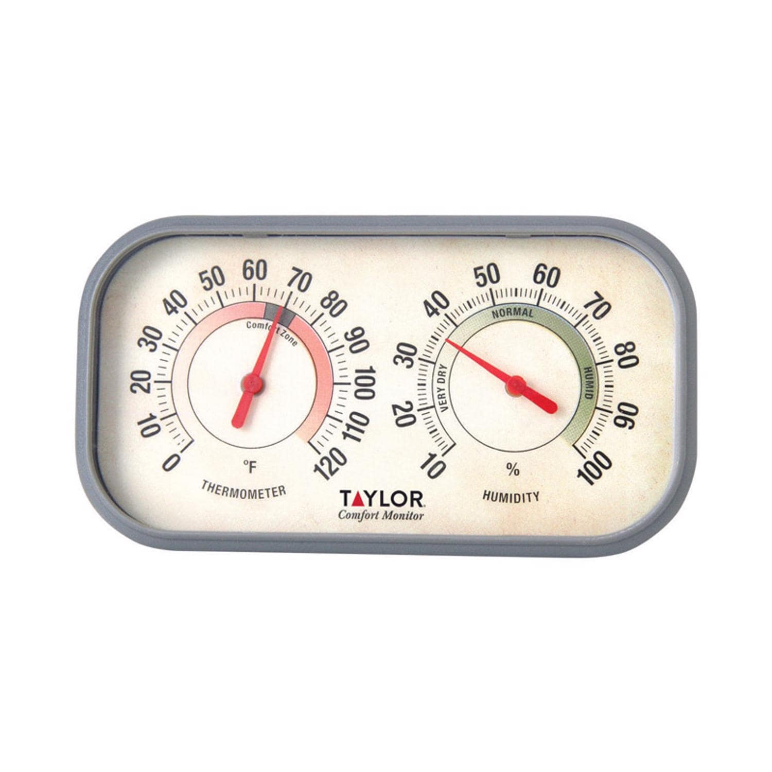 Taylor - Comfort Monitor Humidity Meter Thermometer Plastic 5.91 in.