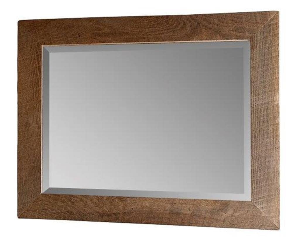 Four Seasons Outdoor Product BWM-100 18-in W x 24-in H Brown Beveled Wall Mirror