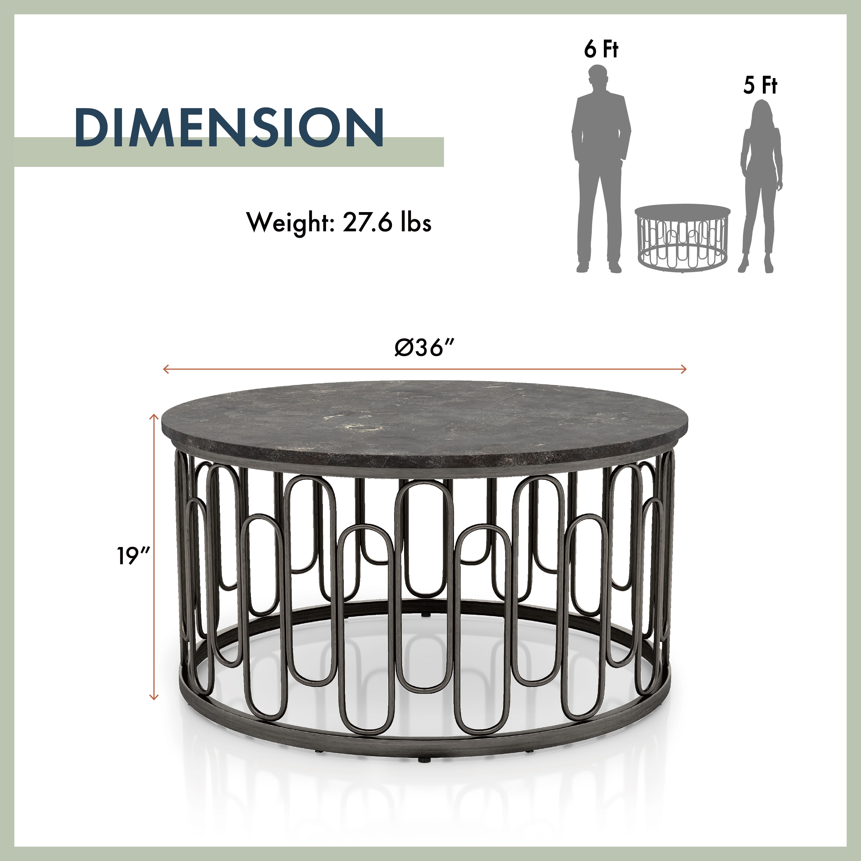 Furniture of America 005L-4001C Coffee-Tables - View #3