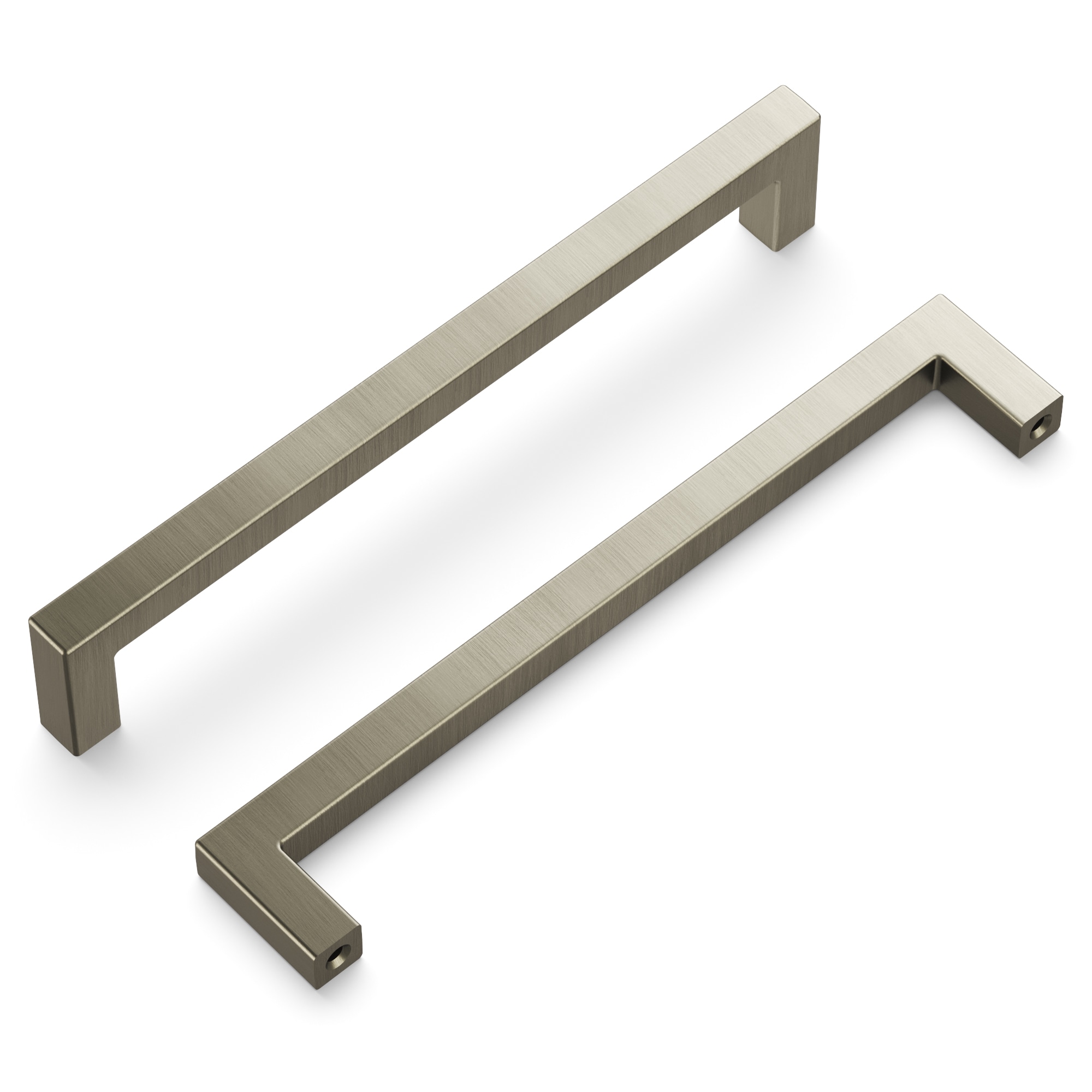 Hickory Hardware HH075329-SS-10B Skylight 6-5/16-in , 160mm Center to Center Stainless Steel Rectangular Handle 10 -Pack