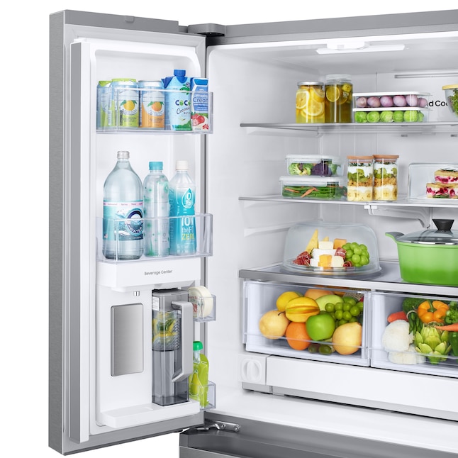Samsung 24.5-cu ft Smart French Door Refrigerator with Ice Maker ...