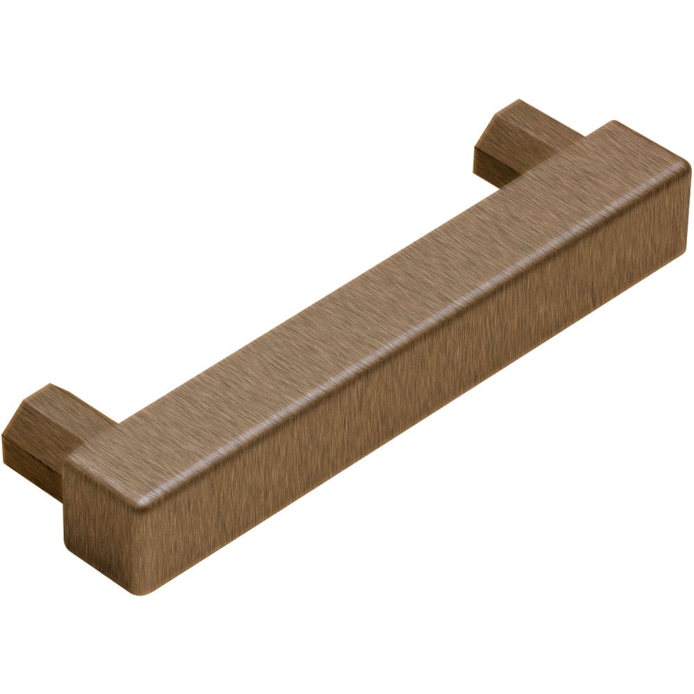 Schluter Systems EV/QF8/50ABGB Quadec-FS 0.313-in W x 1-in L Brushed antique bronze anodized aluminum Aluminum Outside corner Tile Edge Trim