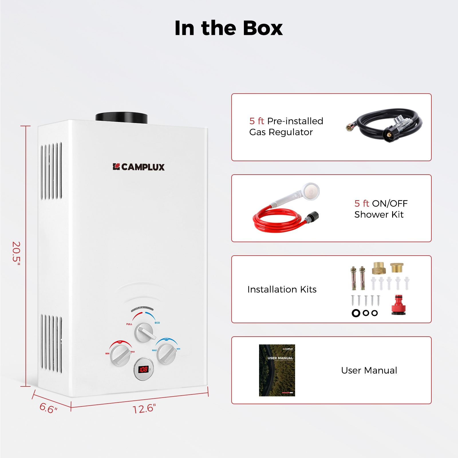Camplux BW211-N Gas-Water-Heaters - View #7