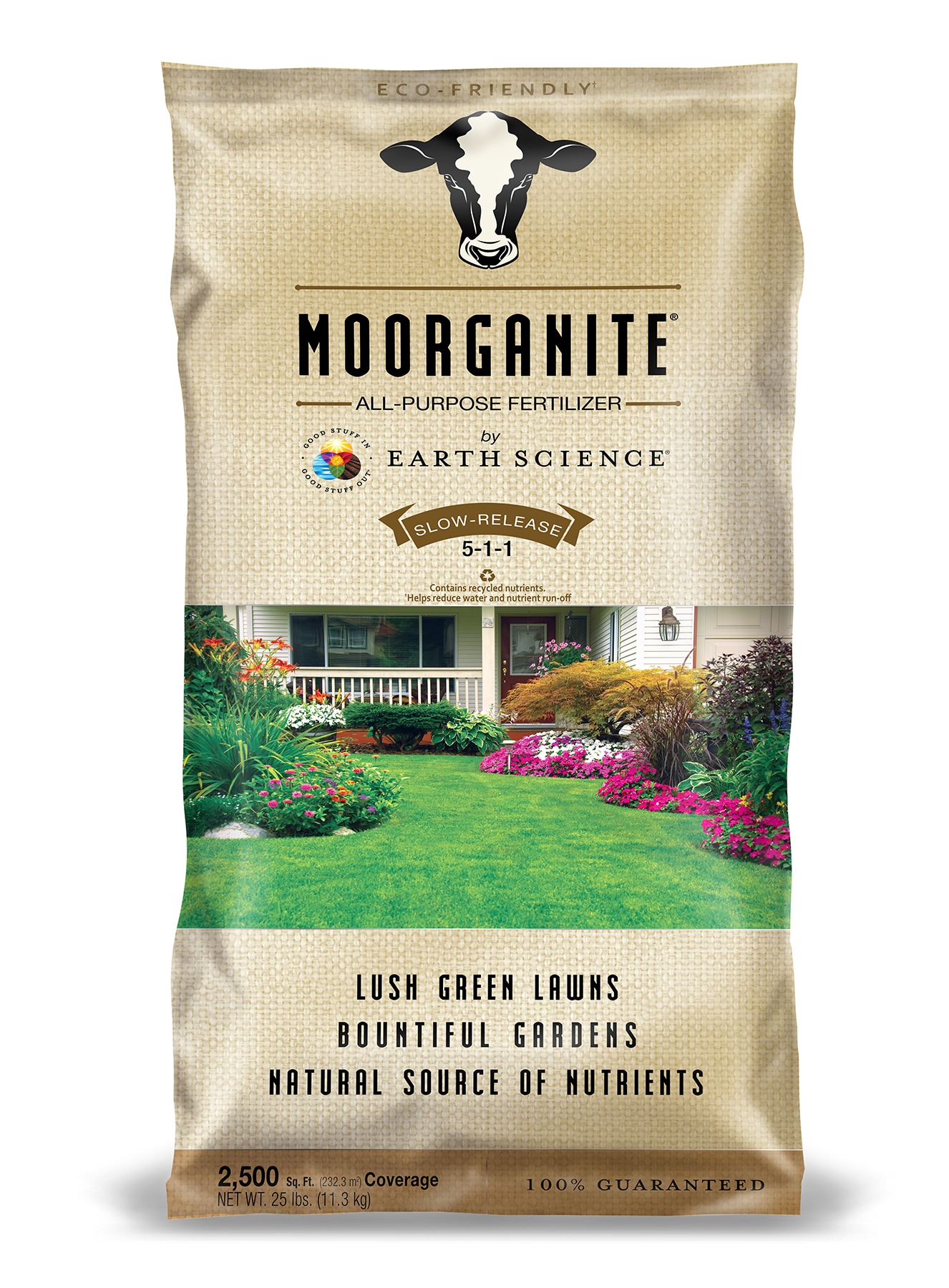 Earth Science 12313-30 Moorganite 25-lb 2500-sq ft 5-1-1 Natural Organic Milorganite