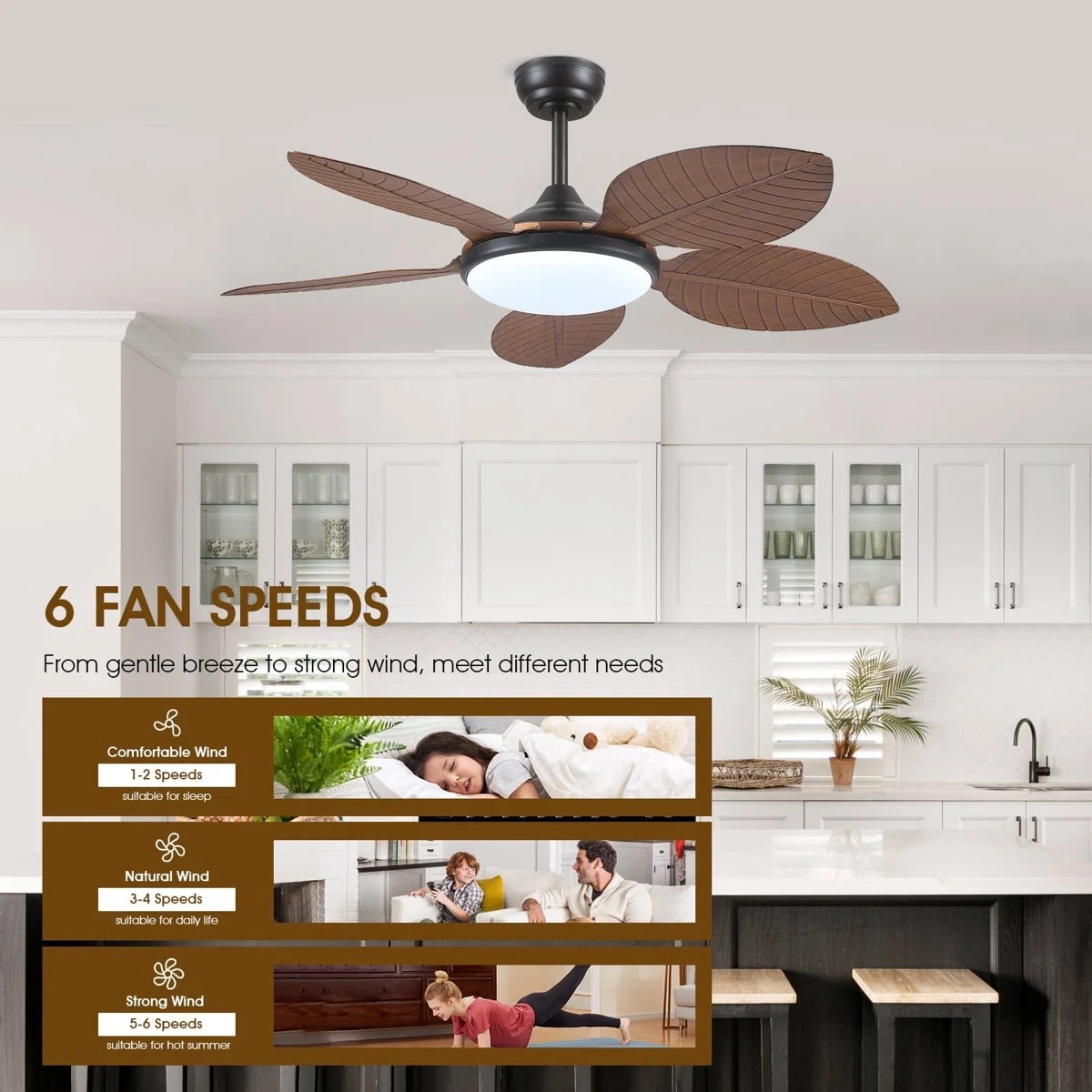 Kviflon LS8916-48BW Ceiling-Fans - View #2