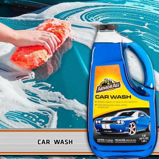 Armor All Car Wash Concentrate (64 fl oz) - Powerful Multi-Surface