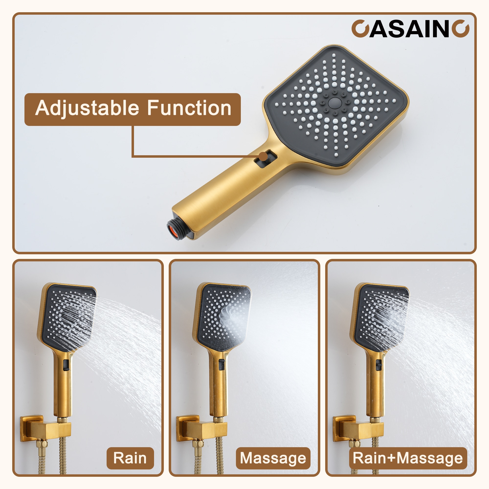 CASAINC TC02-BB Showerhead-Bar-Panels - View #4