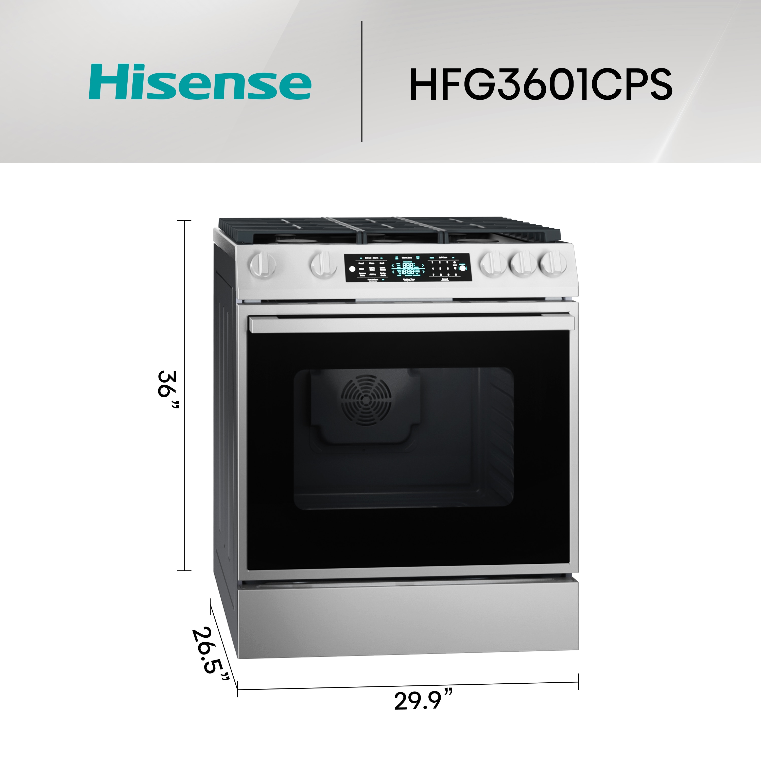 Hisense HFG3601CPS Freestanding-Gas-Ranges - View #4
