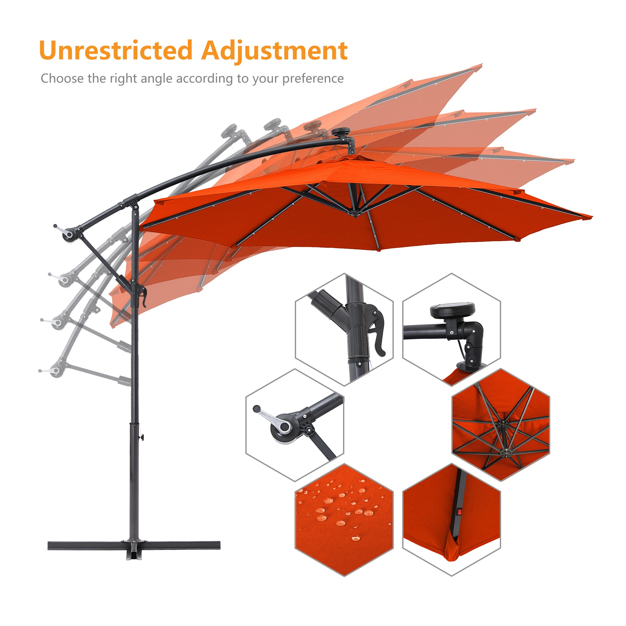 Clihome CH-H4L-OR Umbrellas-2 - View #7