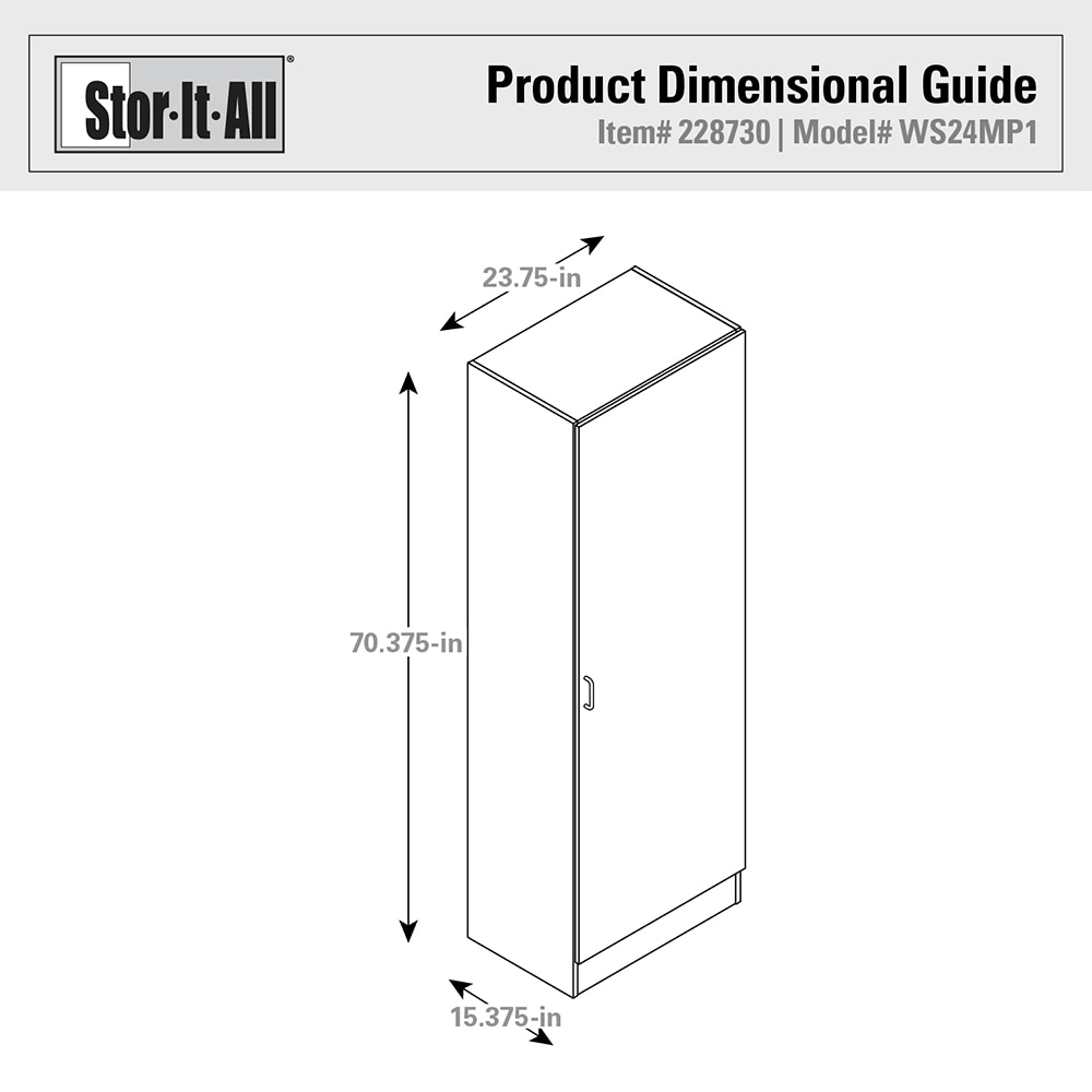 Stor-It-All WS24MP1 Utility-Storage-Cabinets - View #4