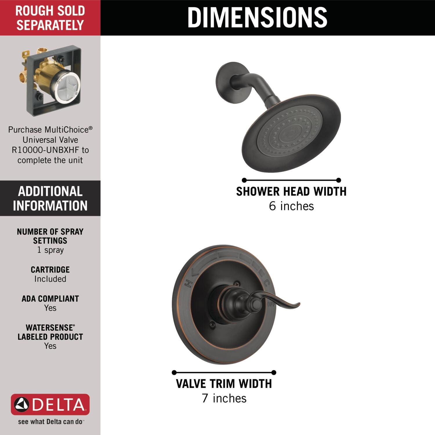 Delta BT14296-OB Tub-Shower-Faucets - View #7