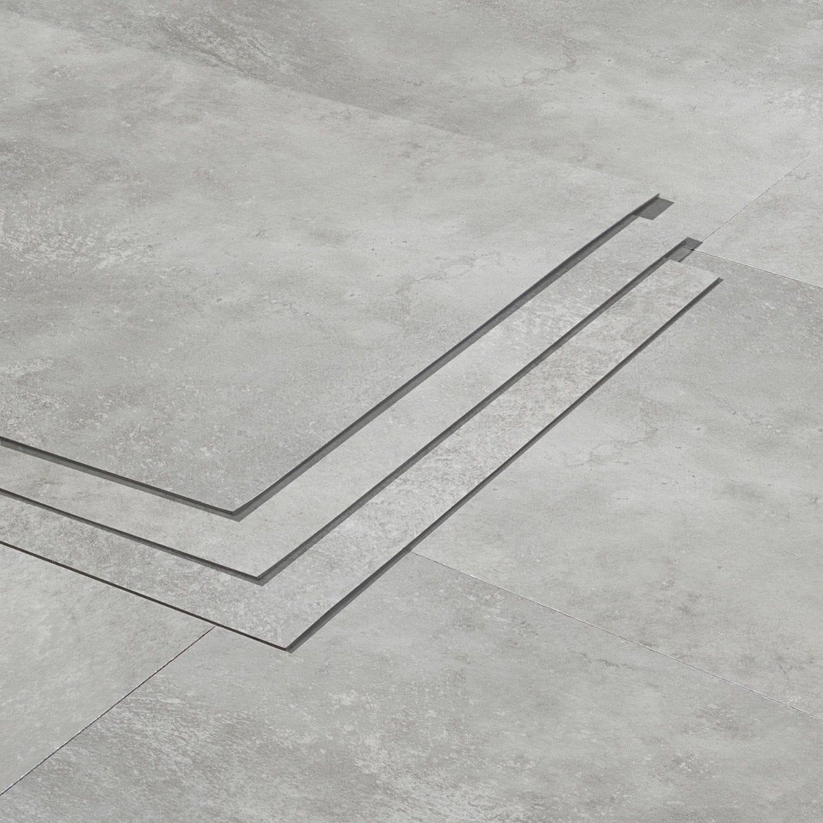 Artmore Tile EXT3RD106444 Platinum Stone look 6.0-mil x 12-in W x 24-in L Waterproof Luxury Vinyl Tile Flooring ( 36-sq ft Carton )