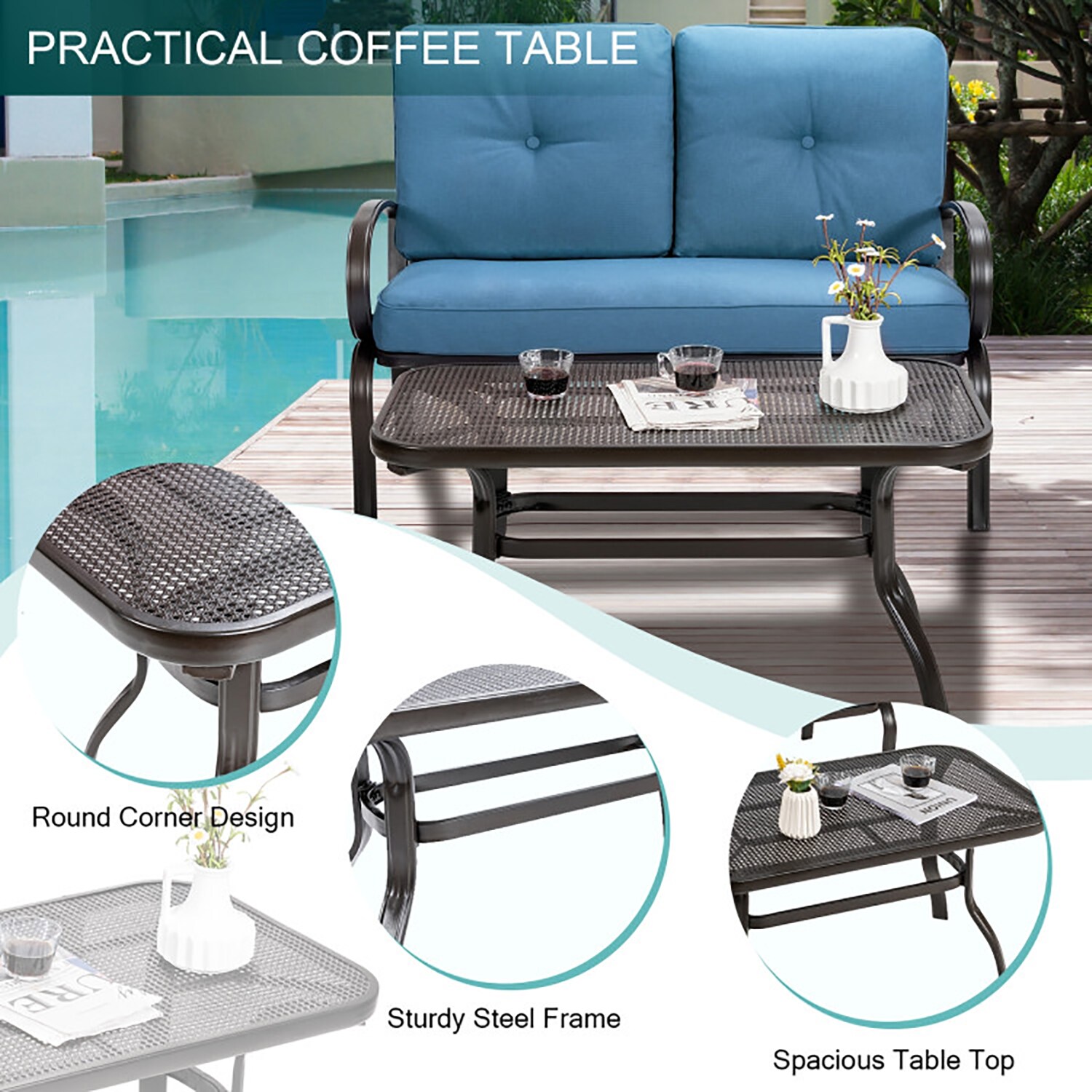 GZMR GZ-A01H84NY Patio-Conversation-Sets - View #3