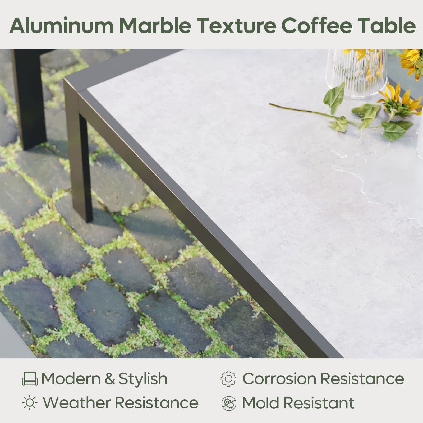 Bestier LOW-O300212B-ALMB Patio-Tables - View #5