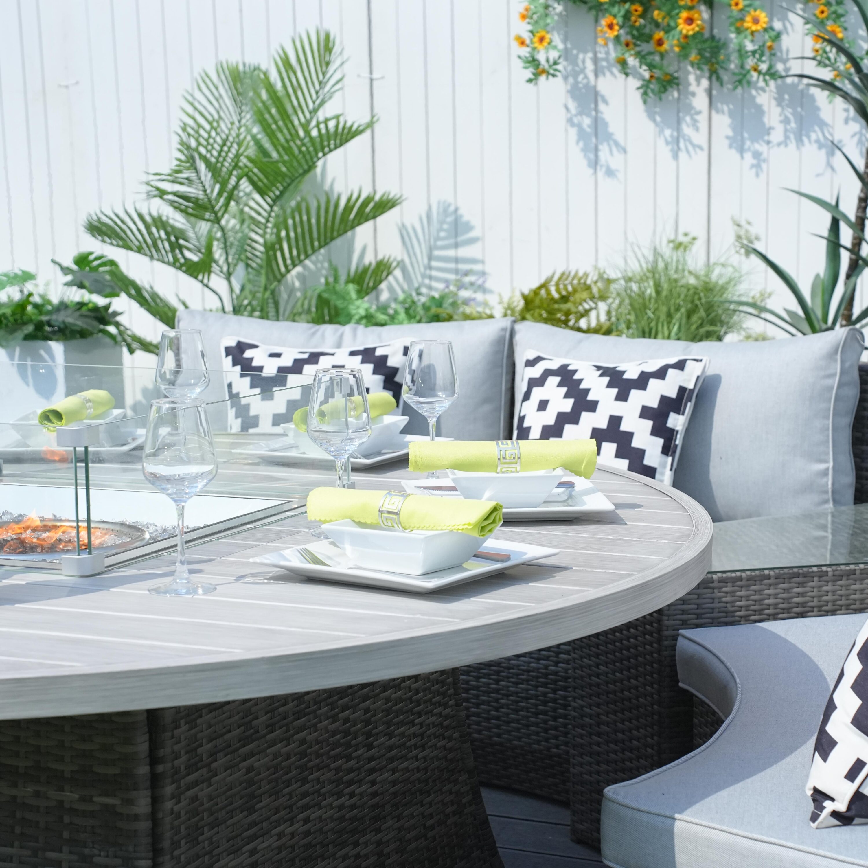 Direct Wicker DWG-08A1205B-GR Patio-Conversation-Sets - View #5