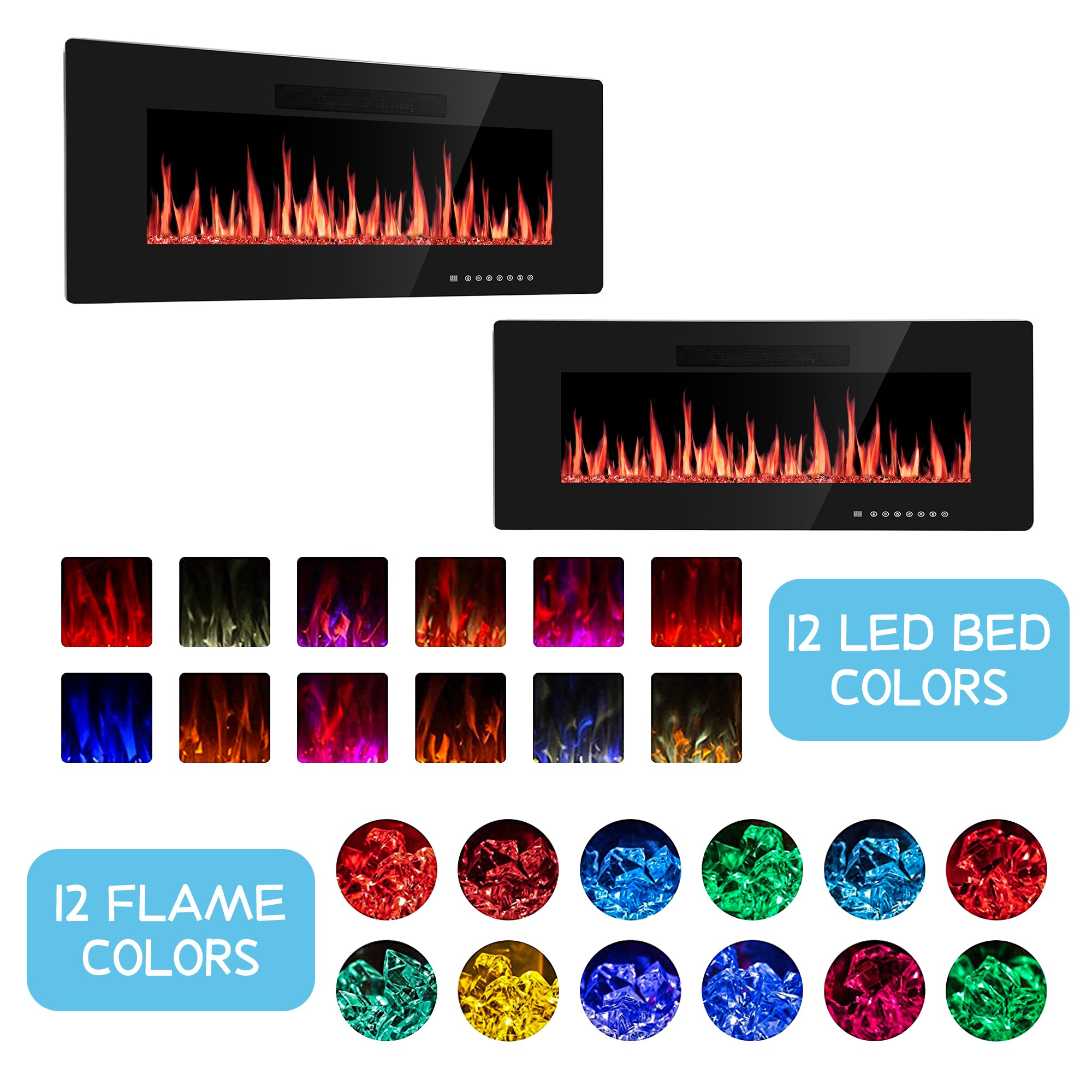 YUKOOL LES-850C3 Electric-Fireplaces - View #5