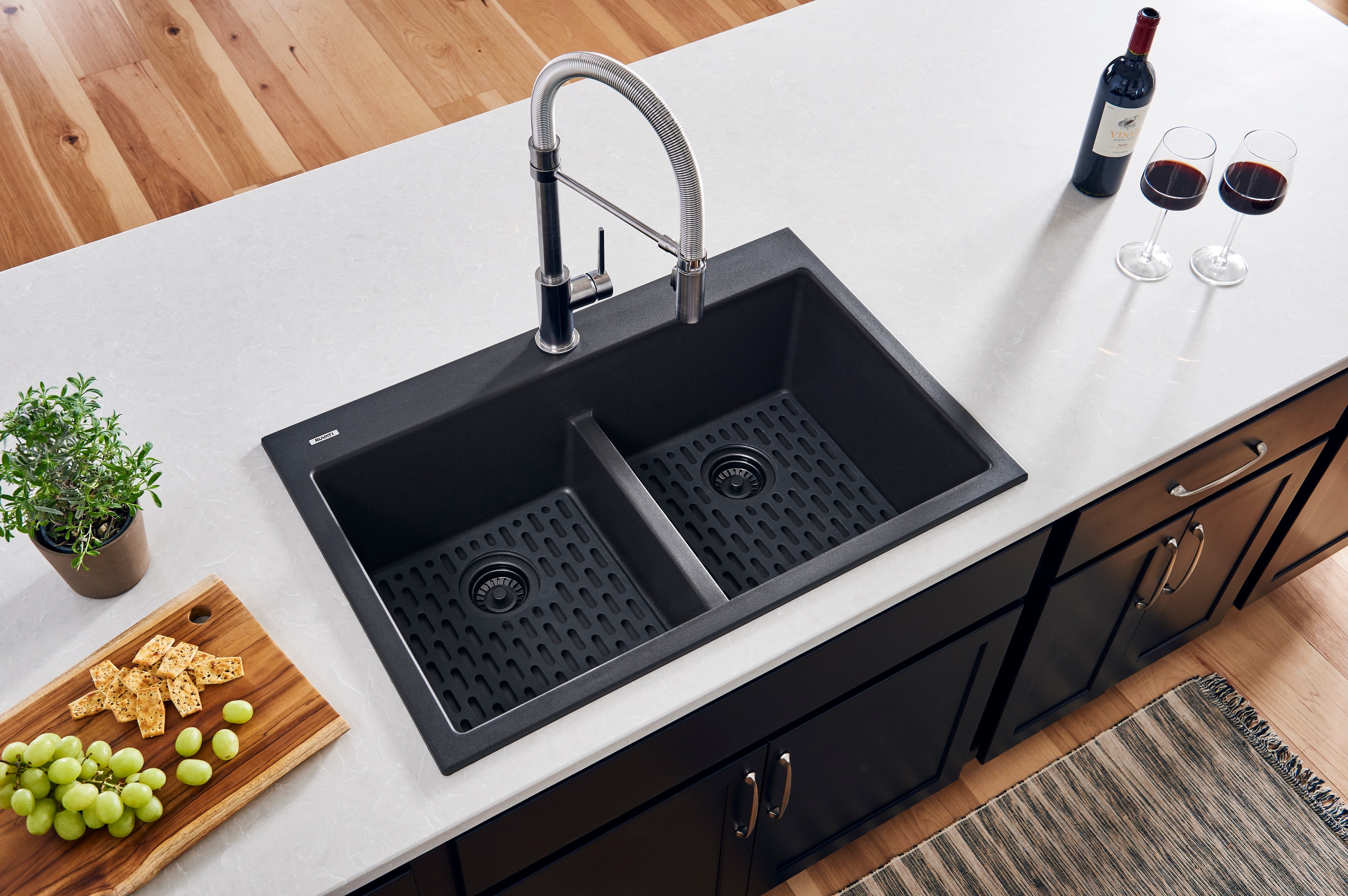 Ruvati RVG1385BK Kitchen-Sinks - View #6