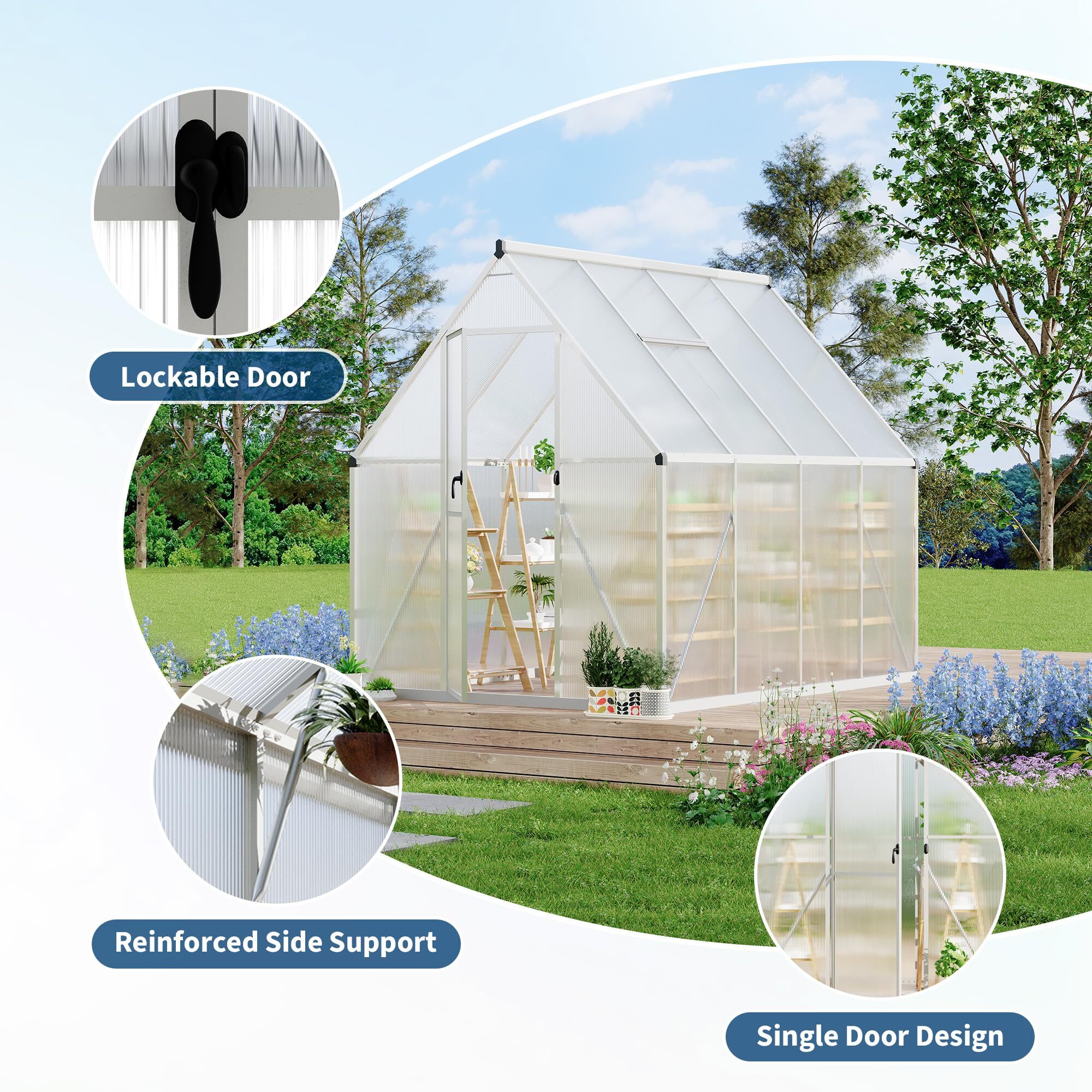 GarveeLife LMY-GREEN6615 greenhouses - View #6