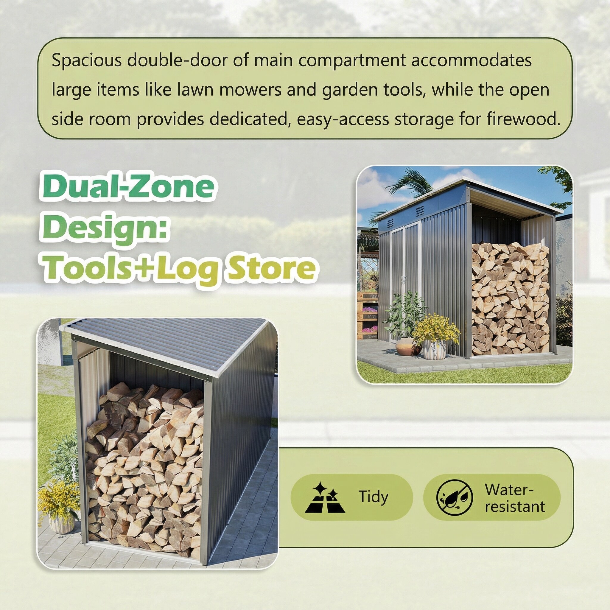 Topcraft GSH014 Metal-Storage-Buildings-Sheds - View #12