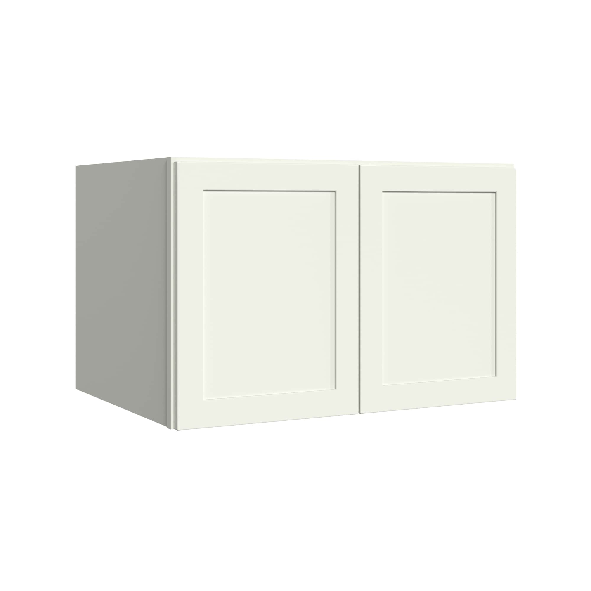 KraftMaid Momentum WR3321G71 Deveron 33-in W x 21-in H x 24-in D Dove White Wall Fully assembled Plywood Cabinet (Recessed Panel Shaker)