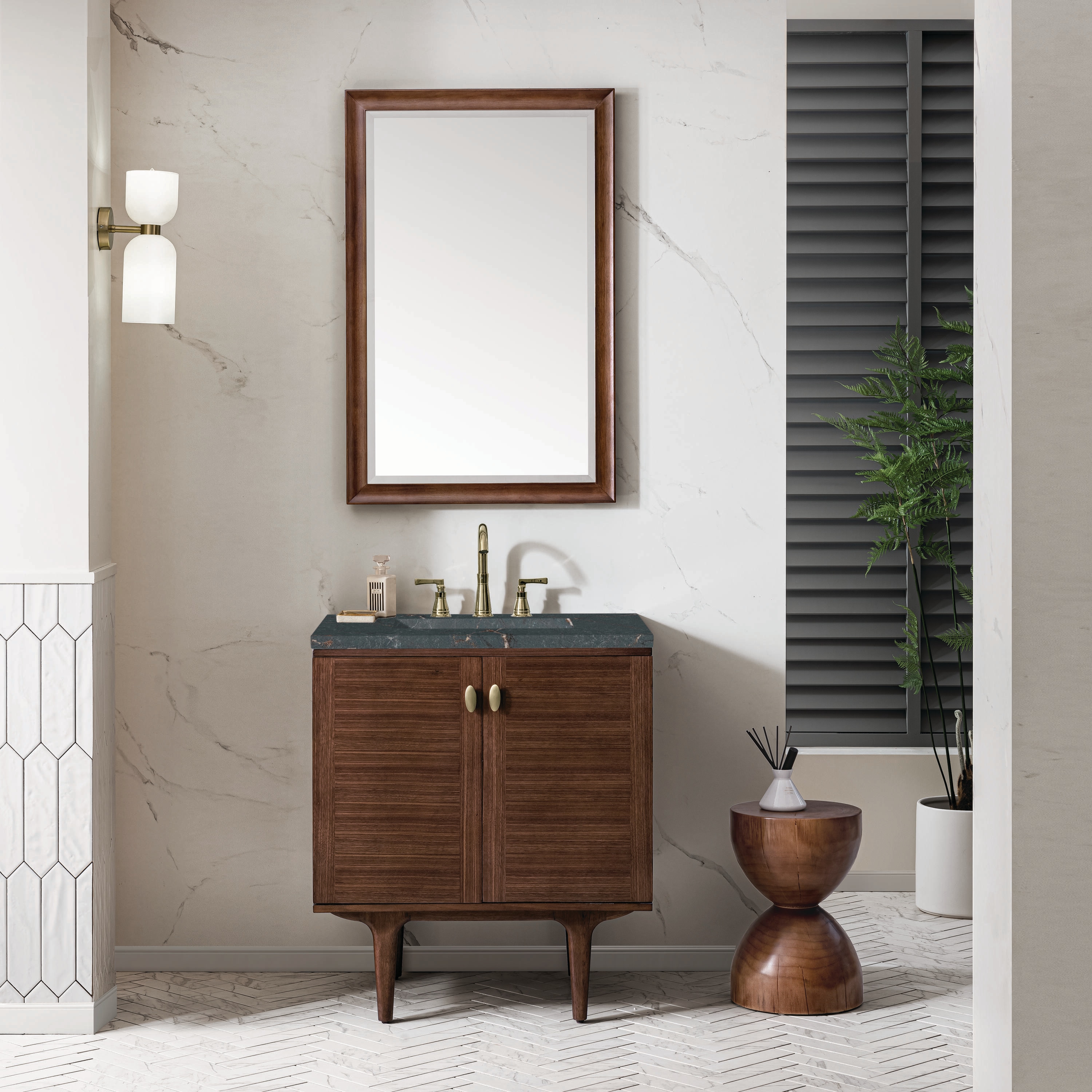 James Martin Vanities 670-V30-WLT-3PBL Bath-Vanity-Combo - View #2