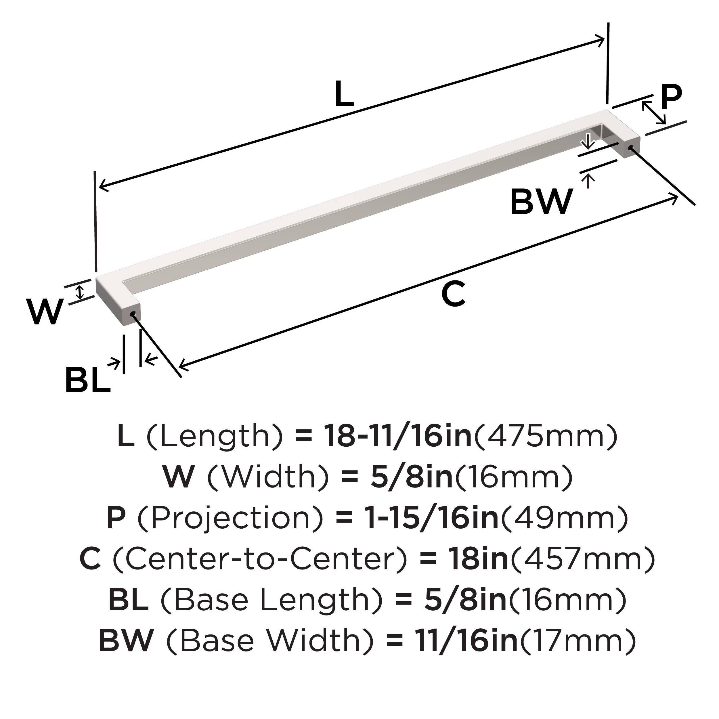 Amerock BP54046PN Cabinet-Pulls - View #5