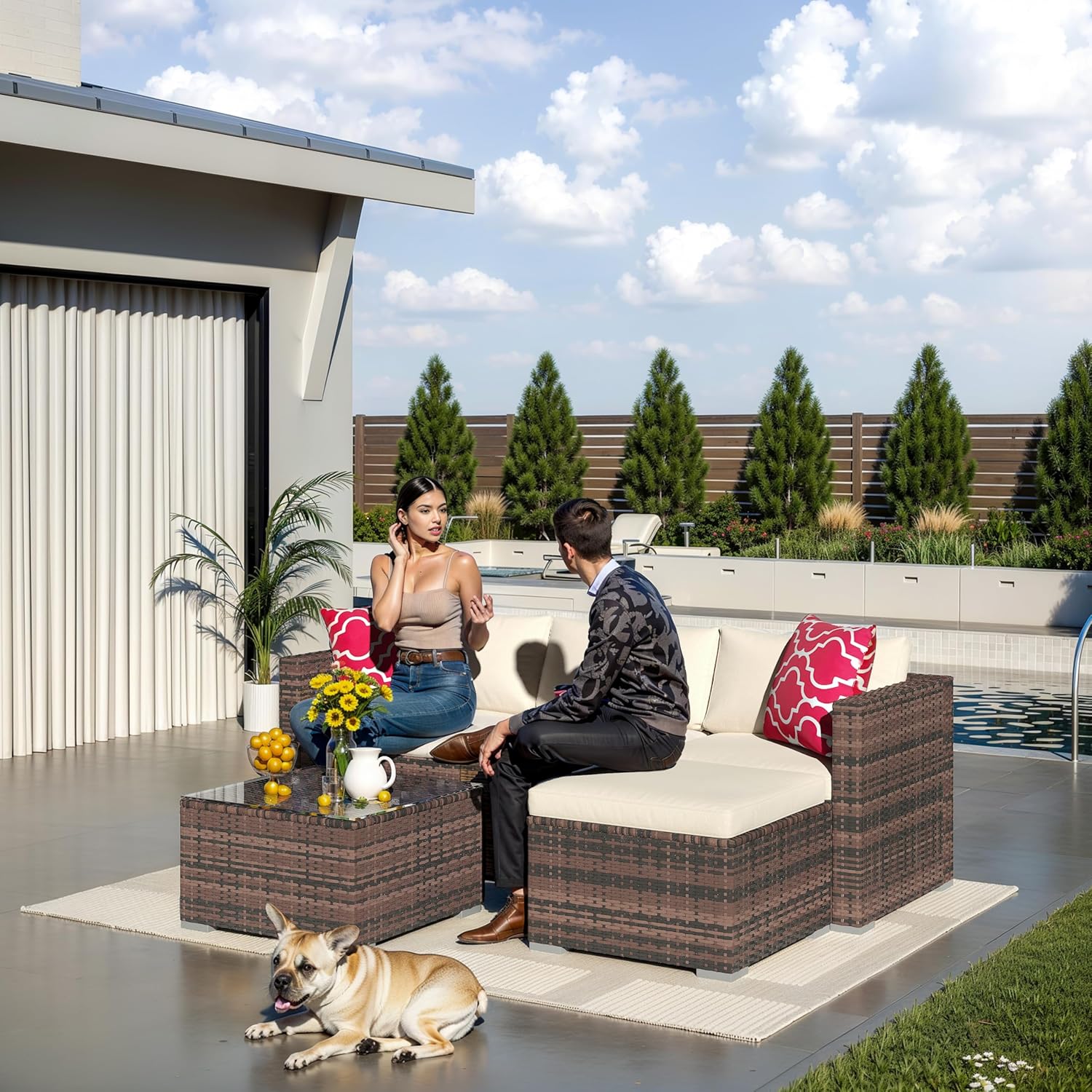 Qeetex LHF-DYQ-PHO-34UKGBGT Patio-Dining-Sets - View #7