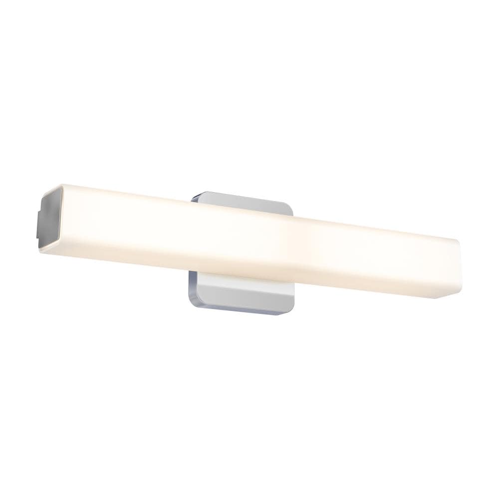 DALS Lighting LEDVAN001-CC-18CH Ledvan 18-in 2-Light Chrome LED Modern/Contemporary Vanity Light