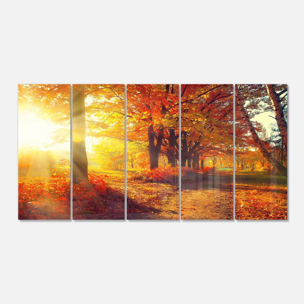 Designart MT14257-401 28-Inches H x 60-Inches W Landscape Metal Print
